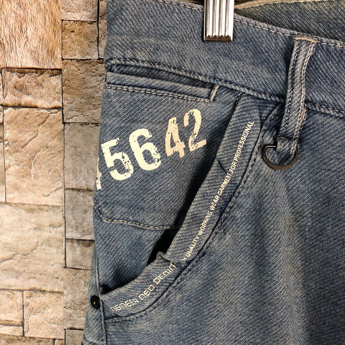 Japanese Brand Iz Frontier Blue Cargo Multipocket Pants #A968 Size US 32 / EU 48 - 16 Thumbnail