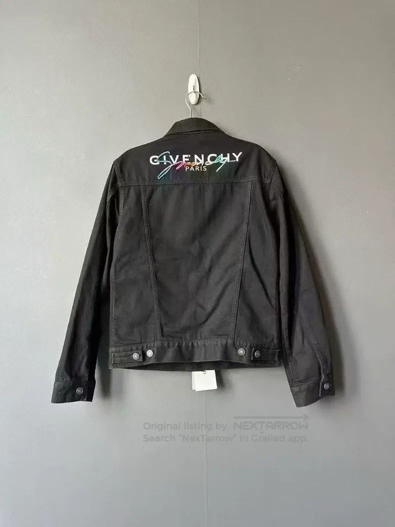 Givenchy Givenchy Rainbow embroidered denim jacket Size US S / EU 44-46 / 1 - 2 Thumbnail