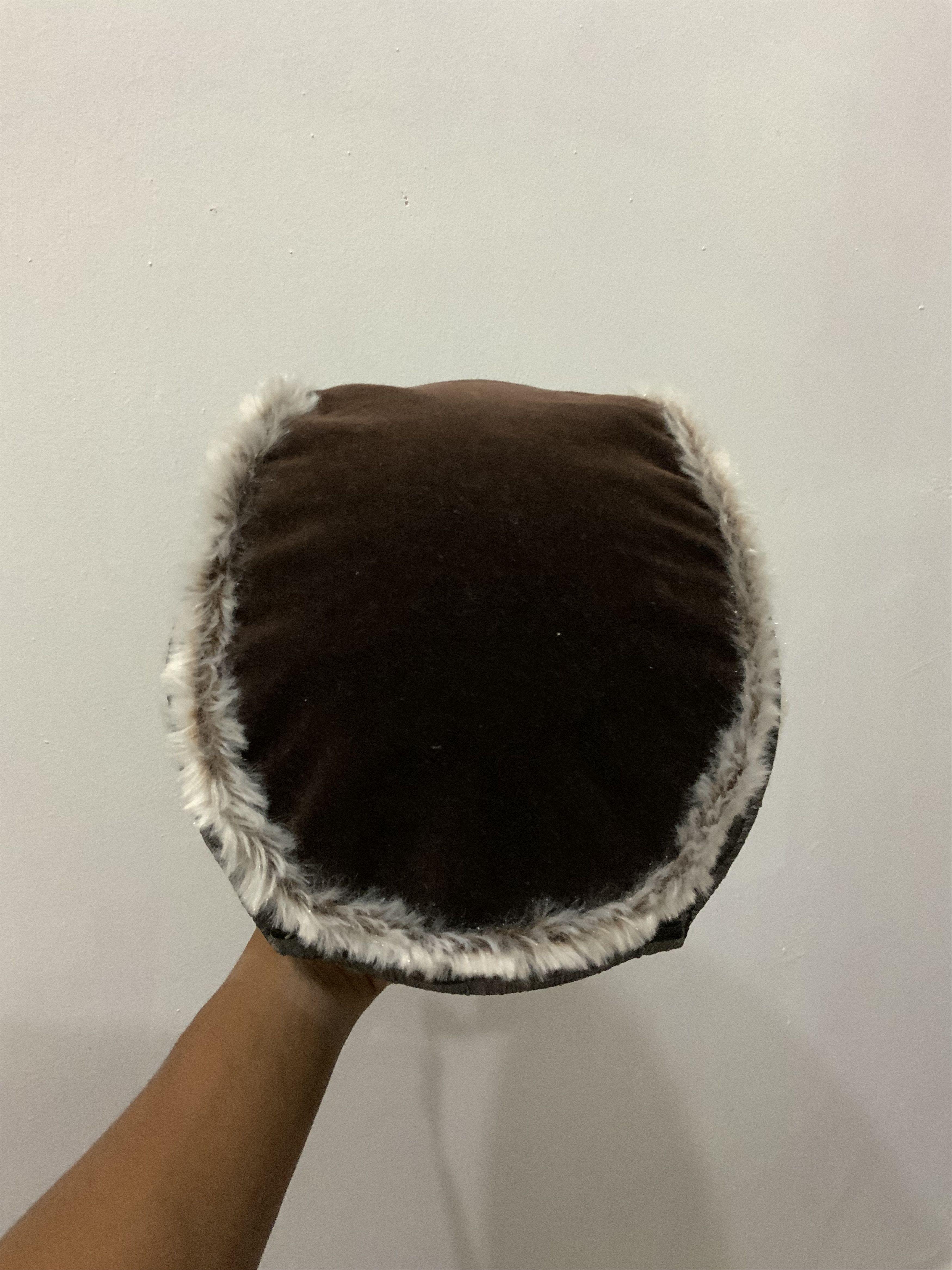 If Six Was Nine Mohair Fur Suade Retro Ski Hat Size ONE SIZE - 6 Thumbnail