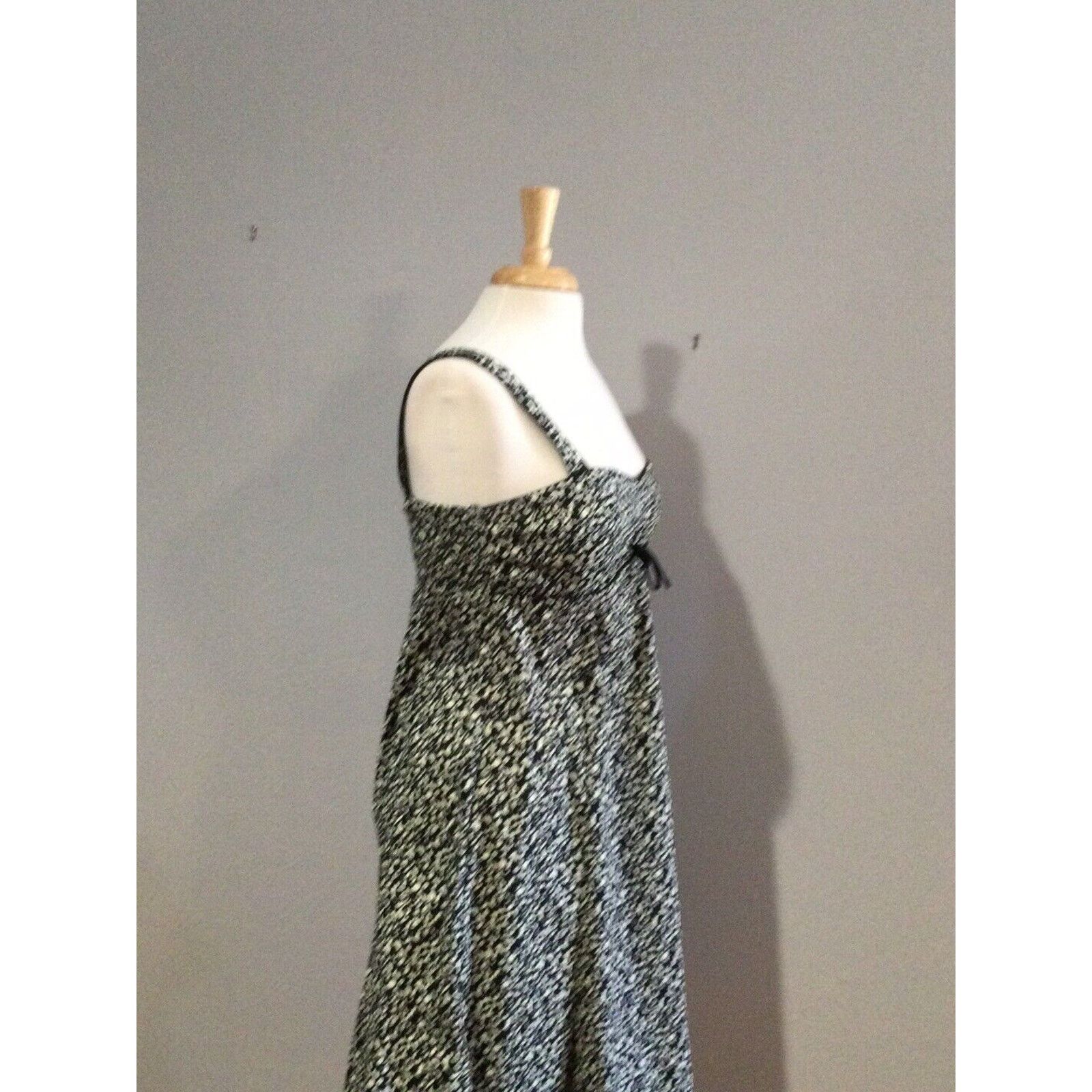 Vintage R&K Originals Black & White A Line Sundress Size 8 Size M / US 6-8 / IT 42-44 - 7 Thumbnail