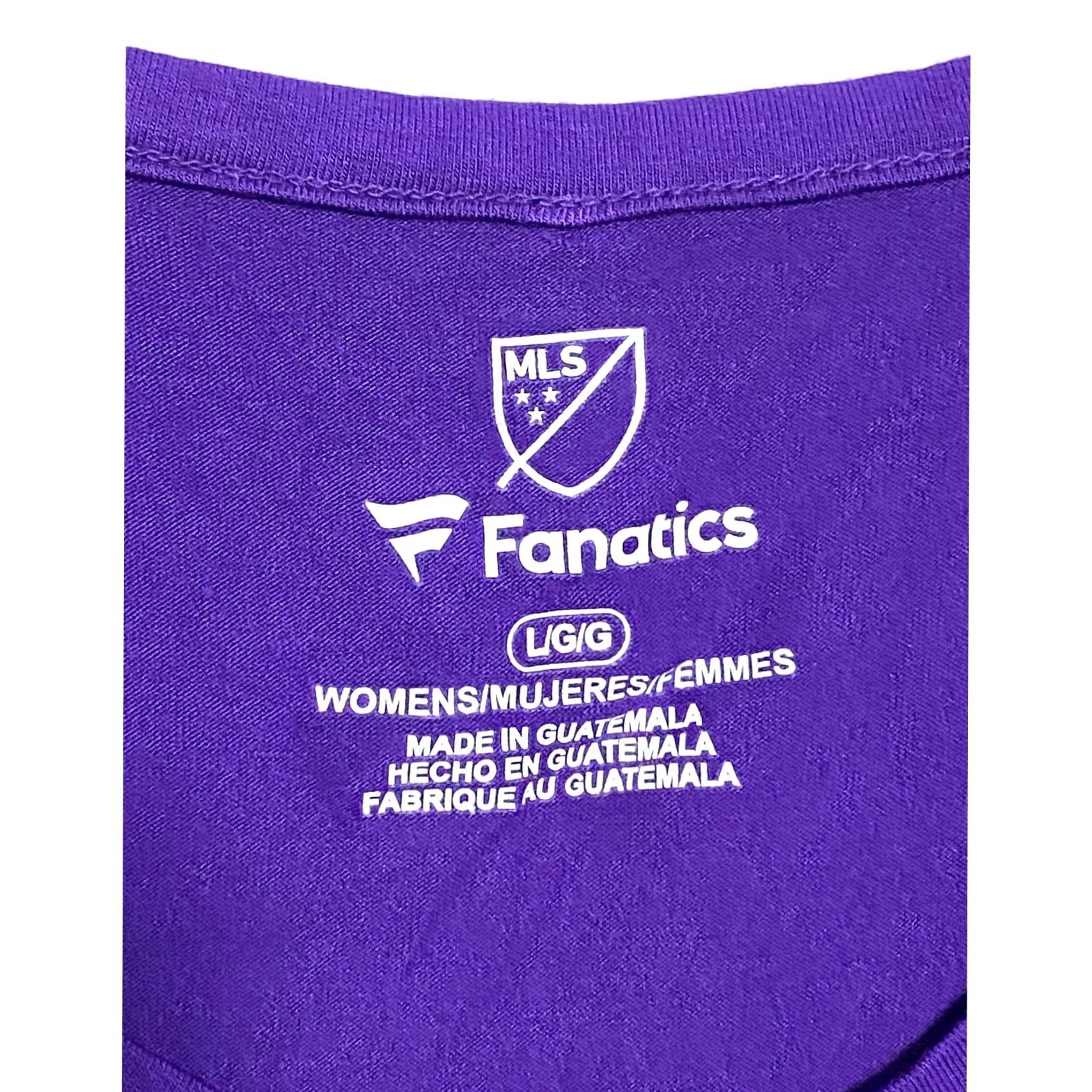 Vintage VINTAGE Orlando City Soccer Fanatics Purple Shirt Women L Cut Out Shoulders Feminine NWT Size L / US 10 / IT 46 - 4 Thumbnail
