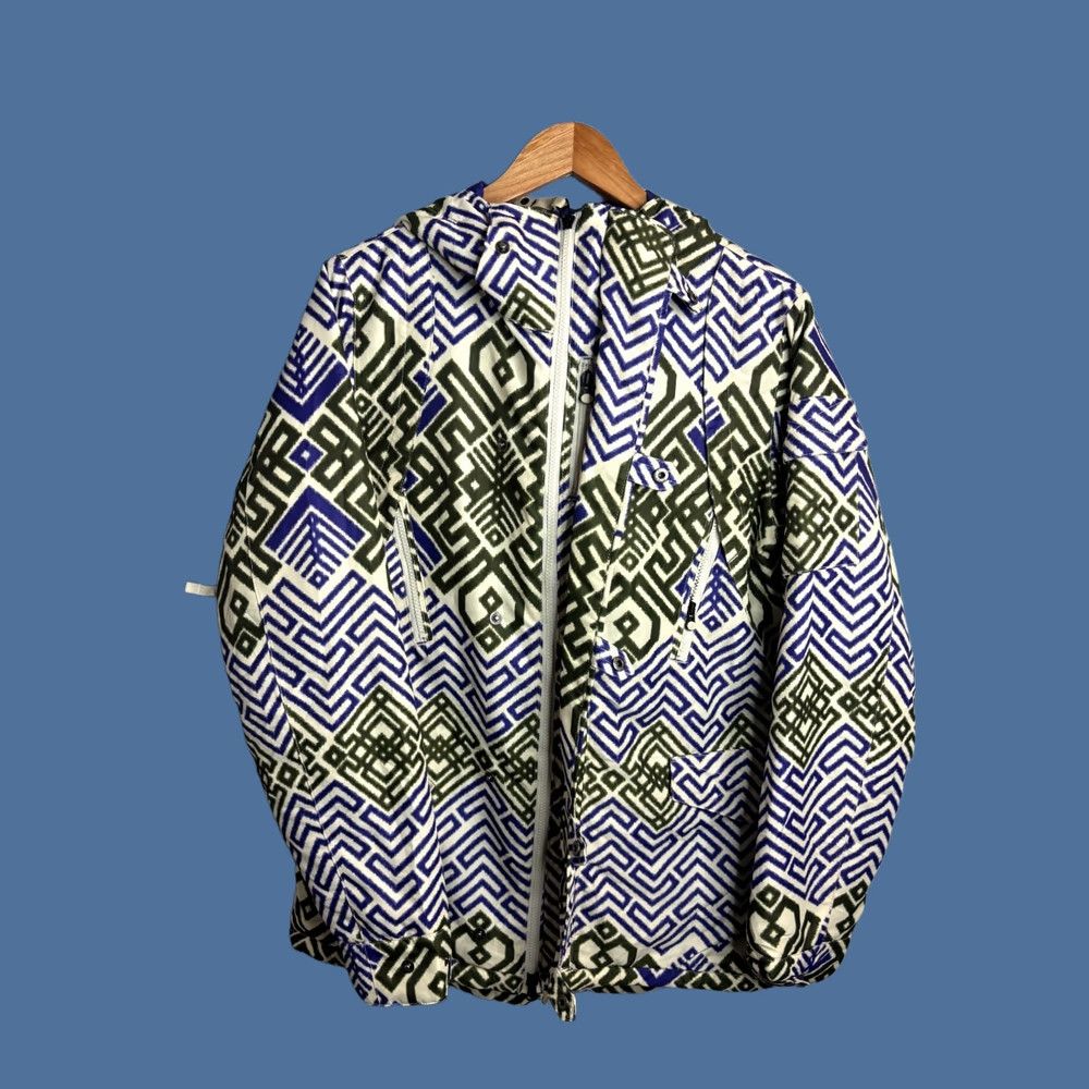 Burton Burton DryRide Womens Jacket L Purple Insulated Hooded Faux Fur Snowboard Coat - Regular Fit, Snow Ski, Casual Travel, White Pattern? Size L / US 10 / IT 46 - 1 Thumbnail
