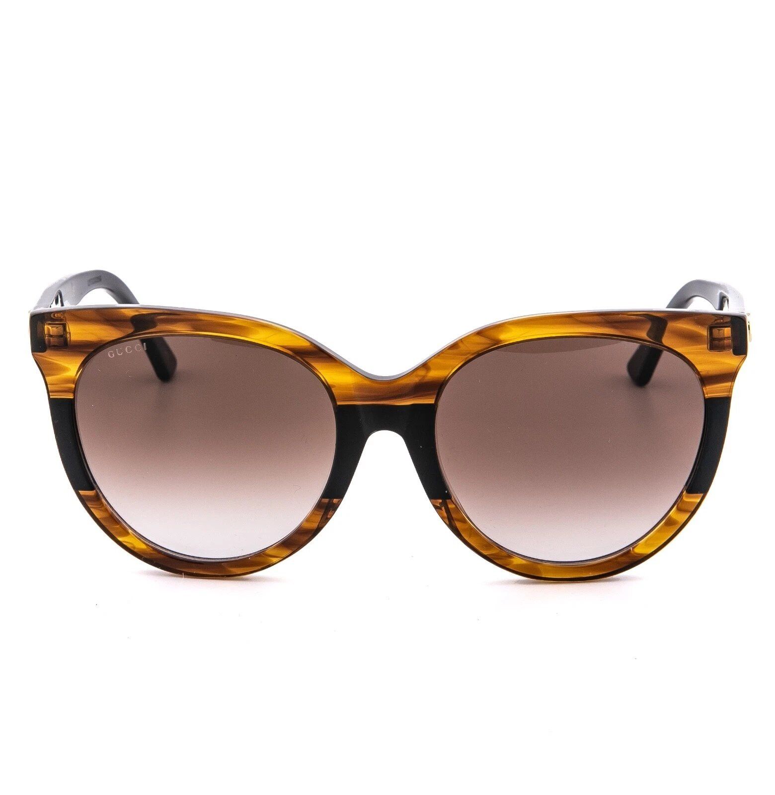 Gucci GUCCI GG0179 Black Brown Logo Fashion Sunglasses 0179 Size ONE SIZE - 8 Thumbnail