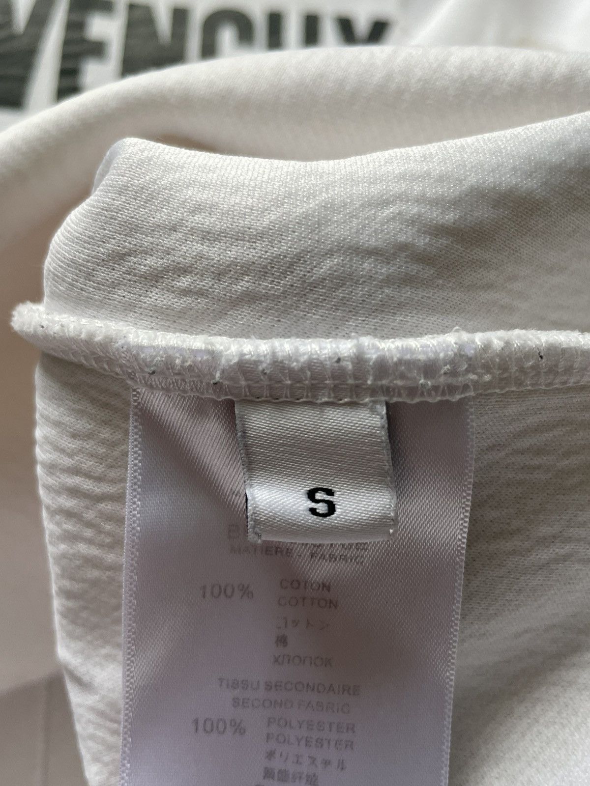 Givenchy Givenchy Paris Destroyed White Sweatshirt Size US S / EU 44-46 / 1 - 10 Thumbnail