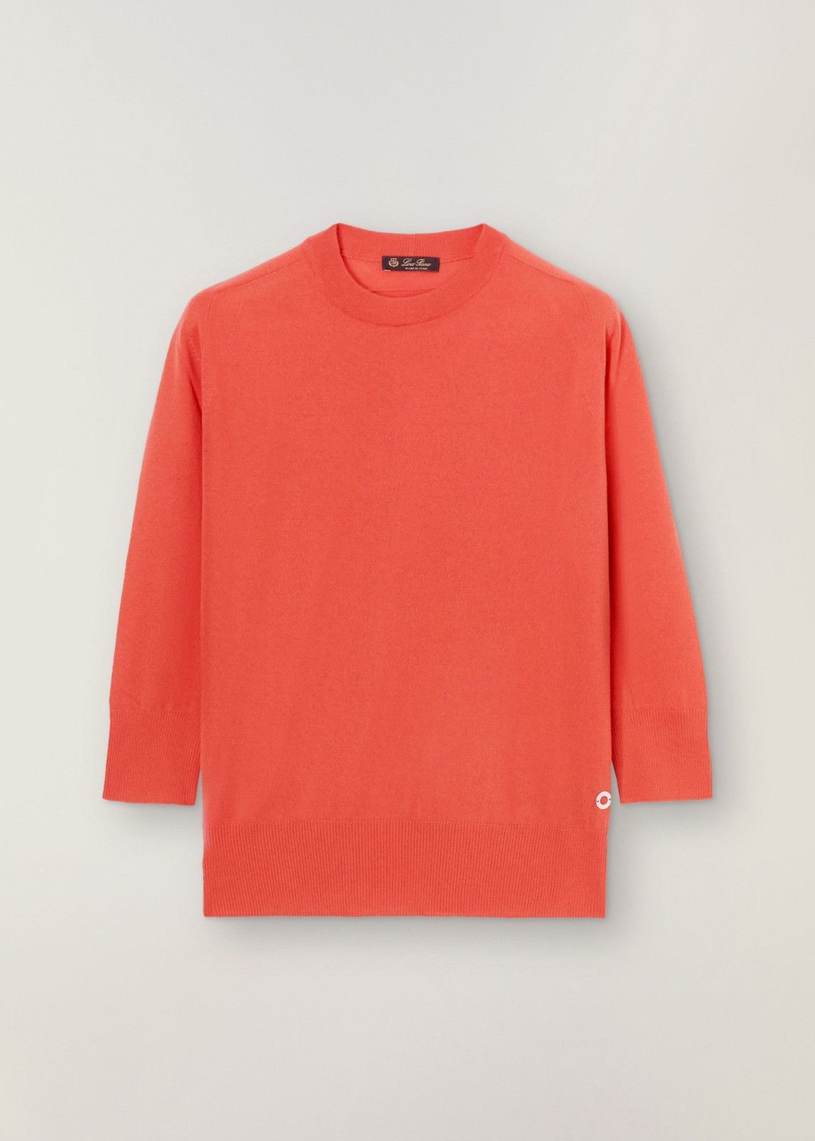 Loro Piana o1srvl11e1224 Roundneck Sweater in Orange Size S / US 4 / IT 40 - 1 Thumbnail