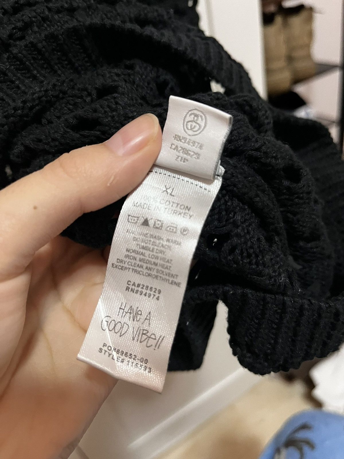 Stussy Stüssy Big Mesh Polo Sweater Size US XL / EU 56 / 4 - 8 Thumbnail