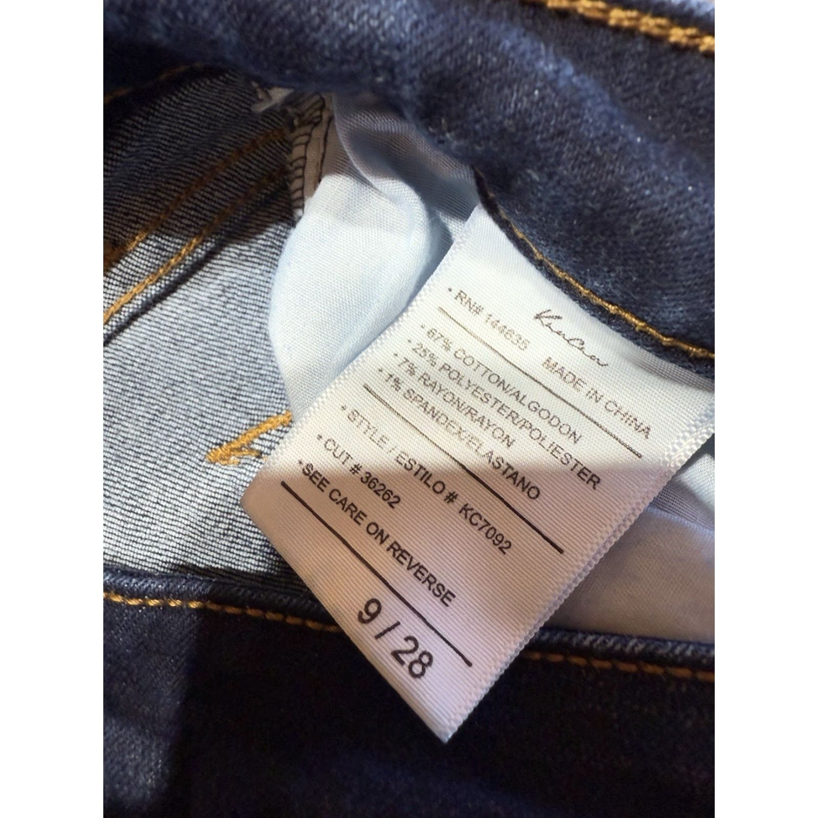 Vintage Kancan Jeans Size 9 Blue Denim 9/28 Skinny Lot Of 2 Women Jeans 5-Pocket Design Regular Size 9 Blue Kangan? Size 30" / US 8 / IT 44 - 4 Thumbnail