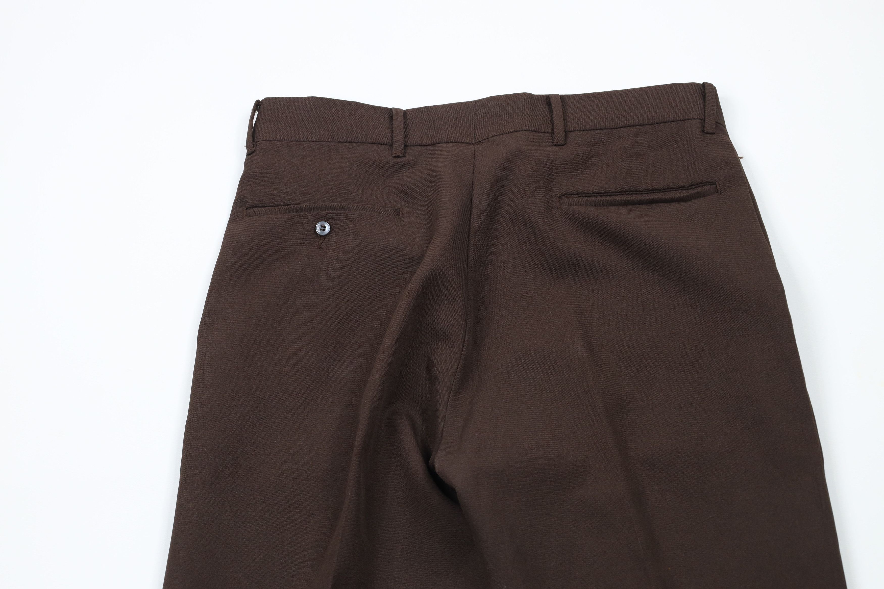 Vintage Vintage 70s Streetwear Wide Leg Chino Pants Brown USA Size US 32 / EU 48 - 11 Thumbnail