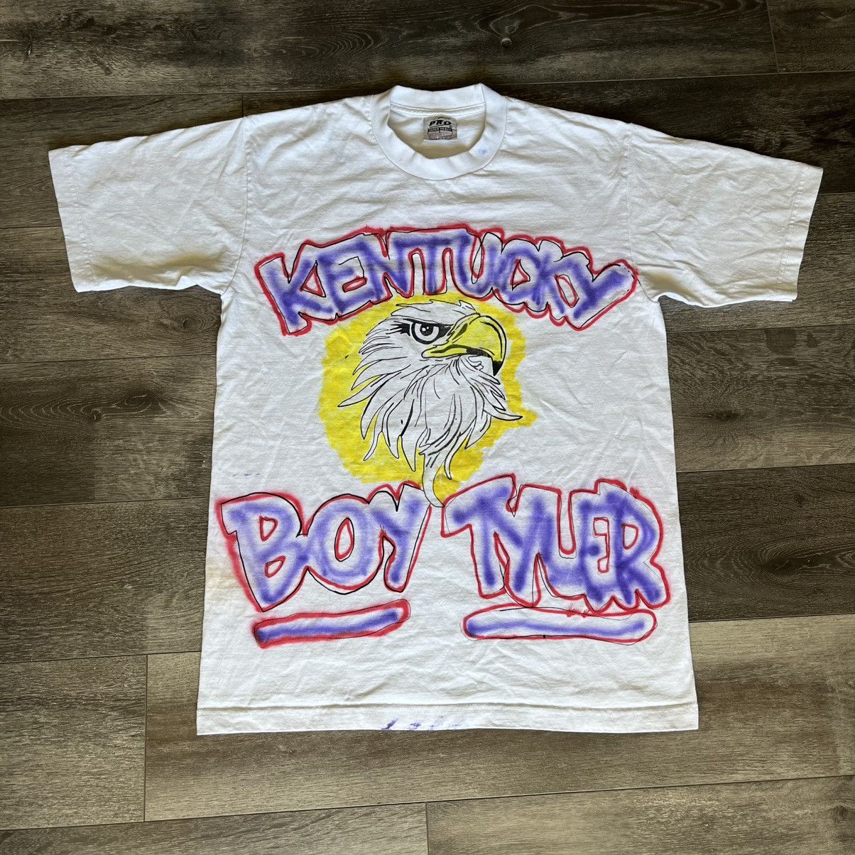 Kentucky Boy Tyler Kentucky Boy Tyler KBT Airbrushed Eagle Graphic Logo T Shirt Size US L / EU 52-54 / 3 - 1 Thumbnail