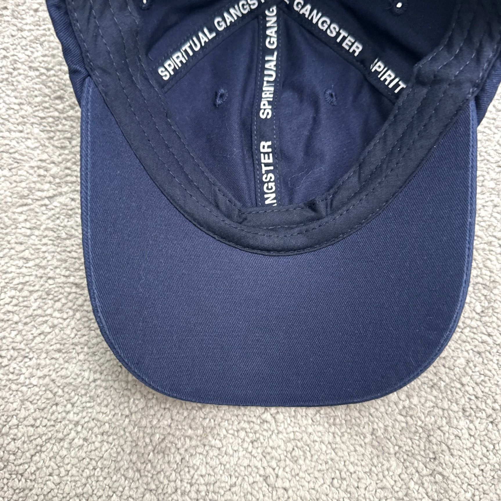 Spiritual Gangster Spiritual Gangster Baseball Hat Cap Mens One Size Blue Logo Embroidered Spiritua l Gangster Baseball Cap Mens One Size Blue Spellout Logo Embroidered Size ONE SIZE - 7 Thumbnail