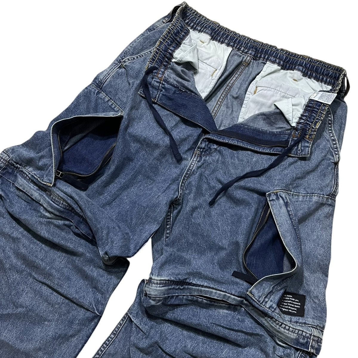 GU × Undercover GU x Undercover Baggy Style Convertible Wide Cargo Pants Size US 29 - 4 Thumbnail