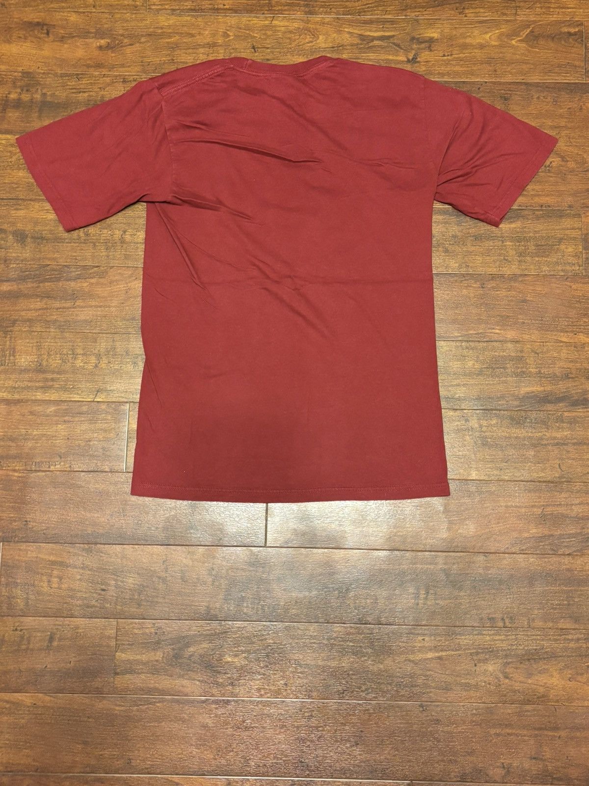 Stussy Stussy Maroon with Gold Lettering Tee Size US S / EU 44-46 / 1 - 2 Thumbnail