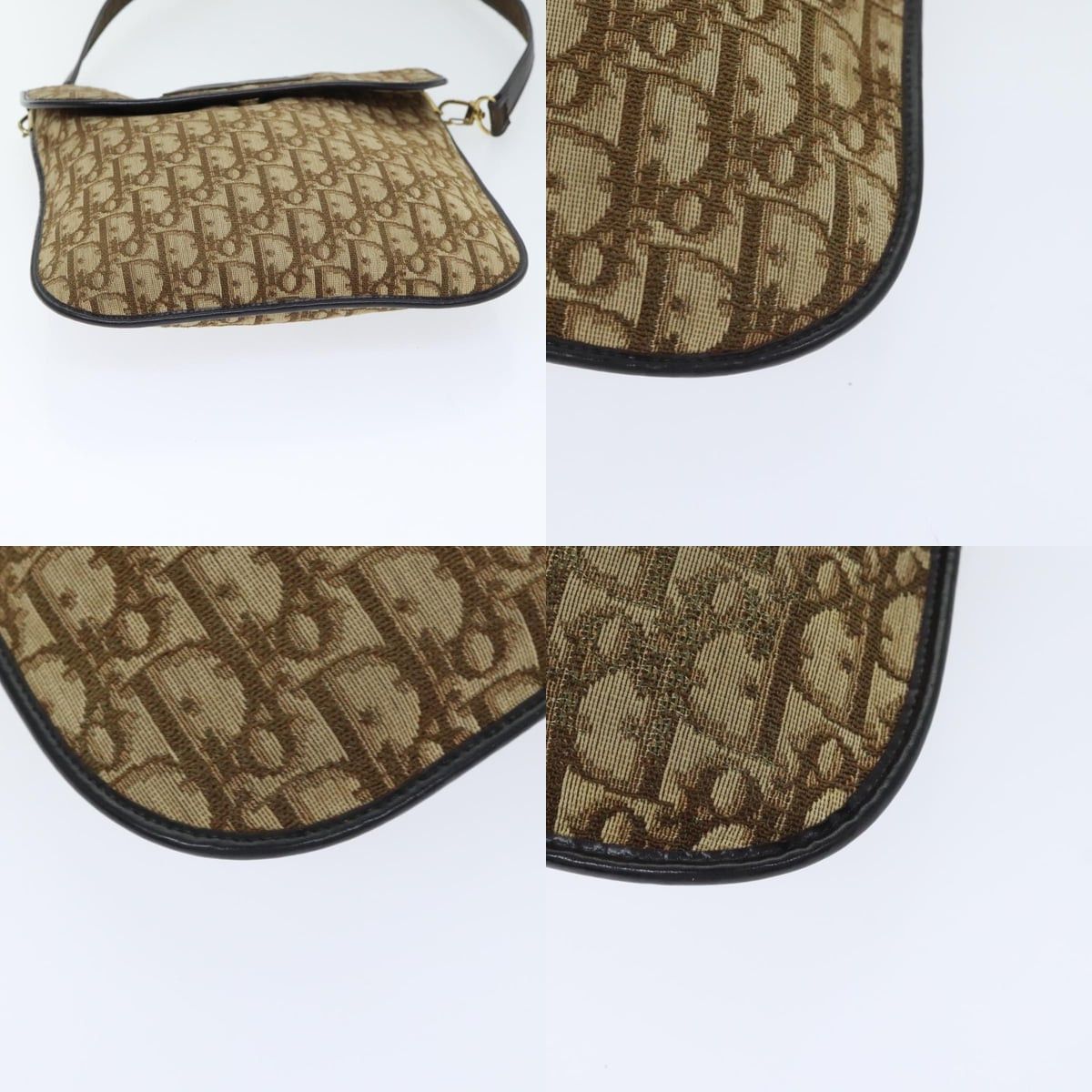 Dior DIOR Trotter Canvas Shoulder Bag Beige Size ONE SIZE - 10 Thumbnail