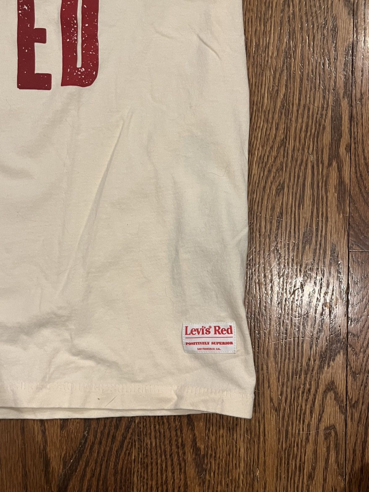 Levi's NWOT Cream Single Stitch Rare Levi’s Red Collection Graphic Size US S / EU 44-46 / 1 - 2 Thumbnail