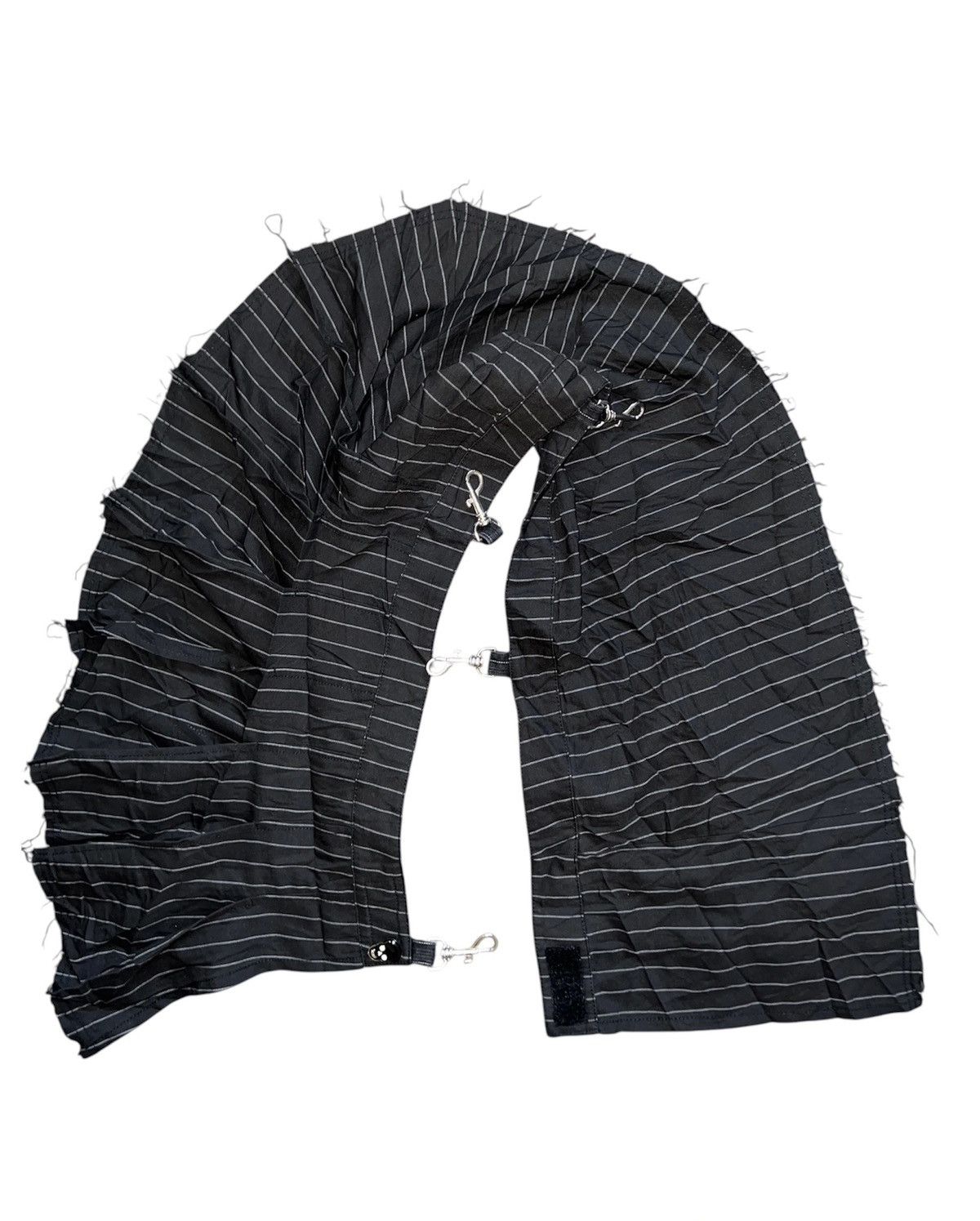 Seditionaries Skull stripped wrap skirt with hook 🪝 ☠️ Size 27" / US 4 / IT 40 - 3 Thumbnail