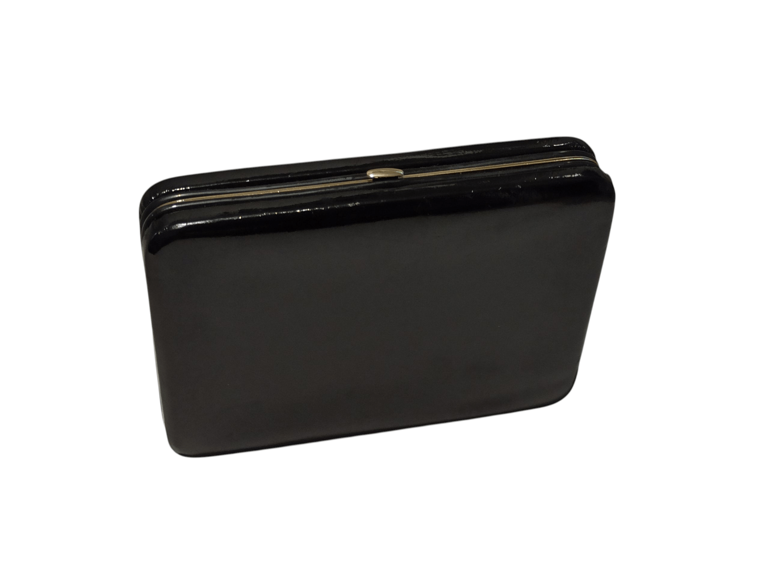 Yves Saint Laurent YSL Vintage Women’s Patent Leather Clutch / Makeup Case Size ONE SIZE - 6 Thumbnail
