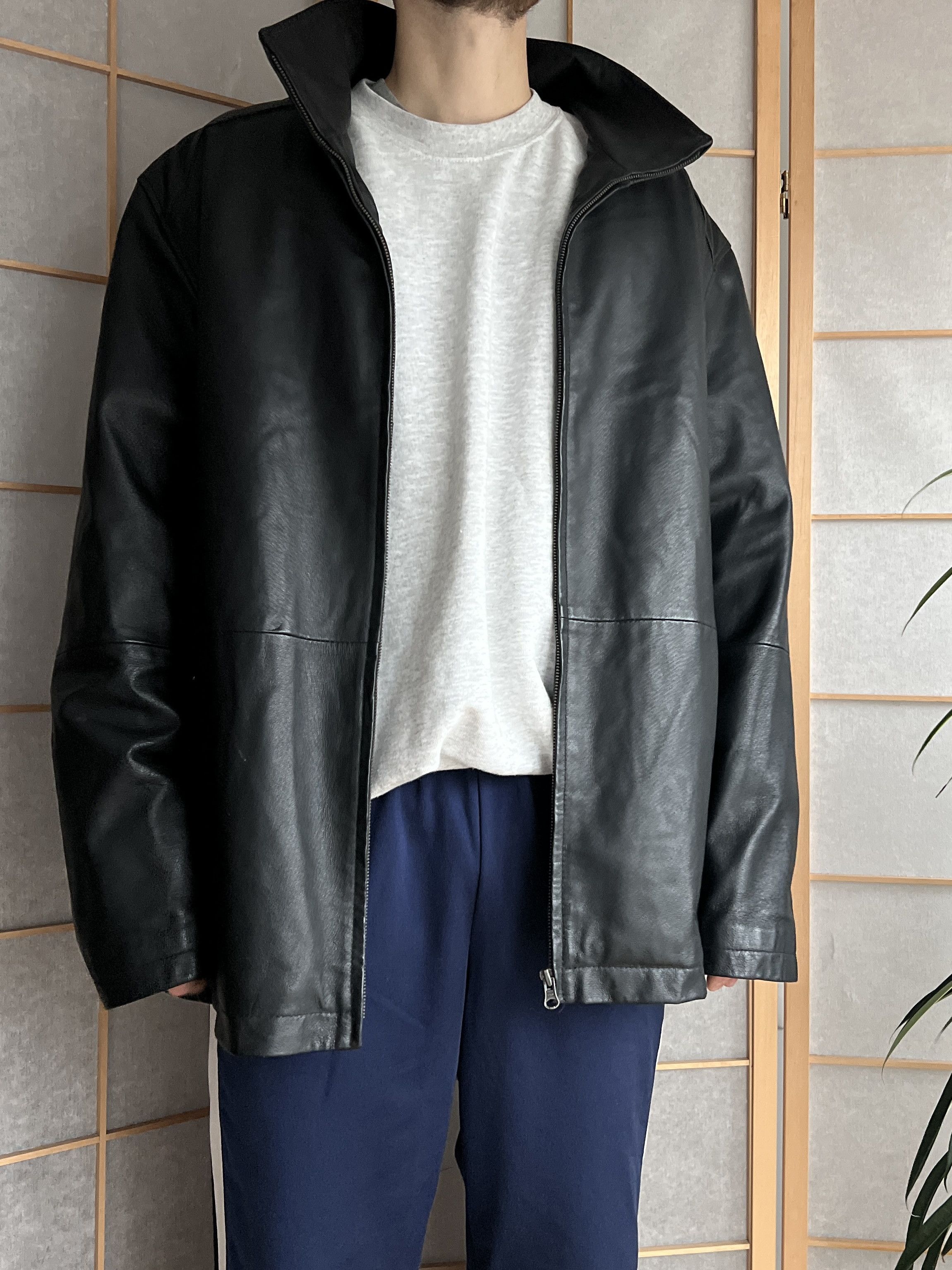 Hysteric Glamour VTG 1990s soft leather jacket coat opium japanese baggy boxy Size US XL / EU 56 / 4 - 3 Thumbnail