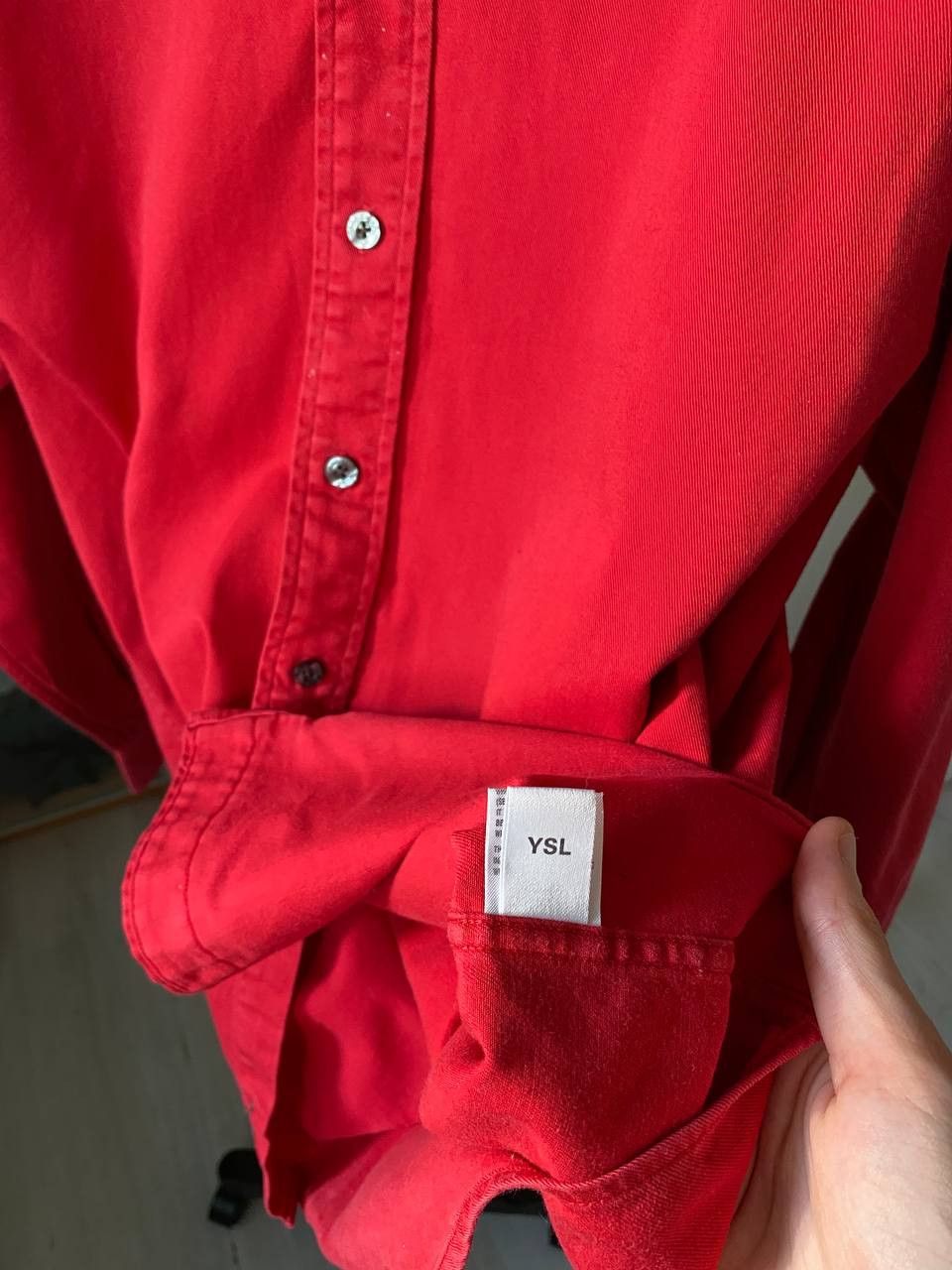 Vintage × Yves Saint Laurent Vinatge Yves Saint Laurent Shirt 90's Overshirt Luxury Size US M / EU 48-50 / 2 - 11 Thumbnail