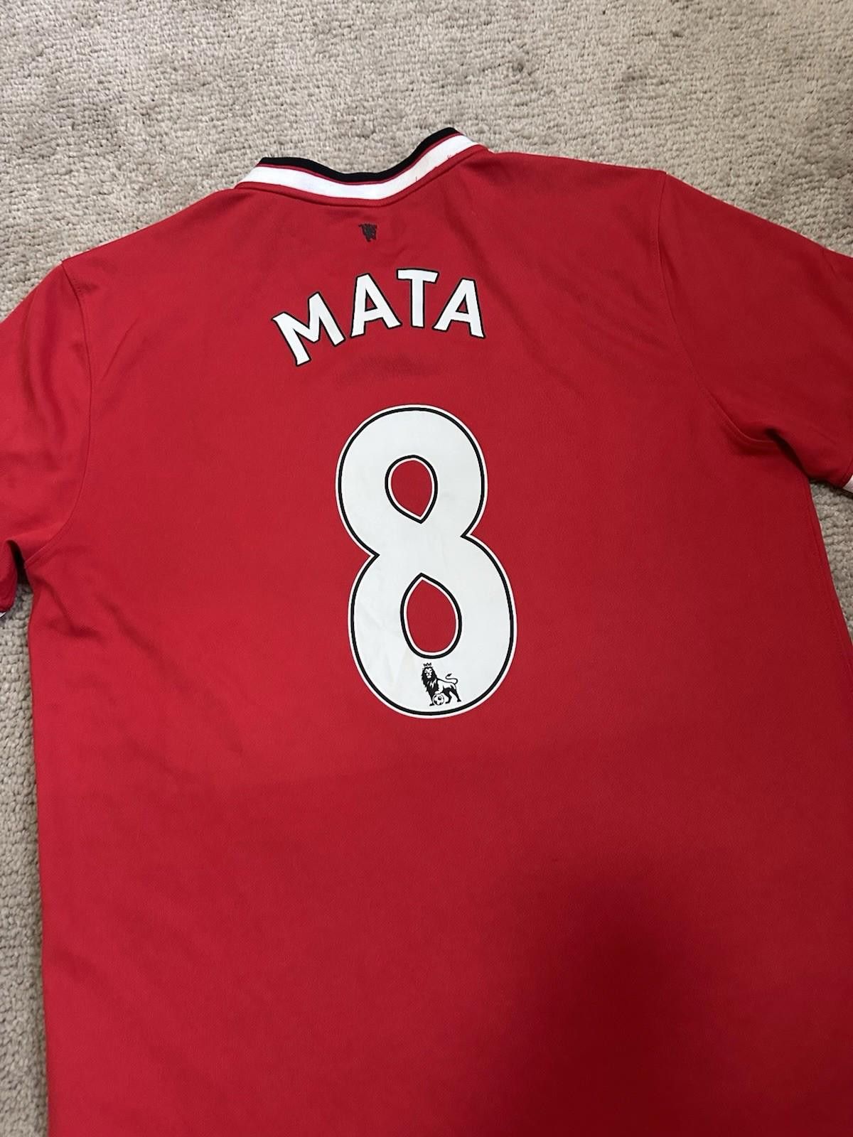 Adidas 2017 Manchester United Football Shirt Soccer Jersey Mata #8 Size US L / EU 52-54 / 3 - 9 Thumbnail