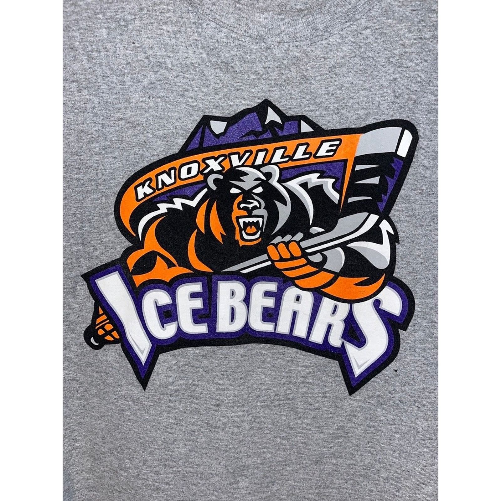 Port & Company Knoxville Ice Bears T Shirt XL SPHL Hockey Logo Graphic Y2K Size US XL / EU 56 / 4 - 3 Thumbnail