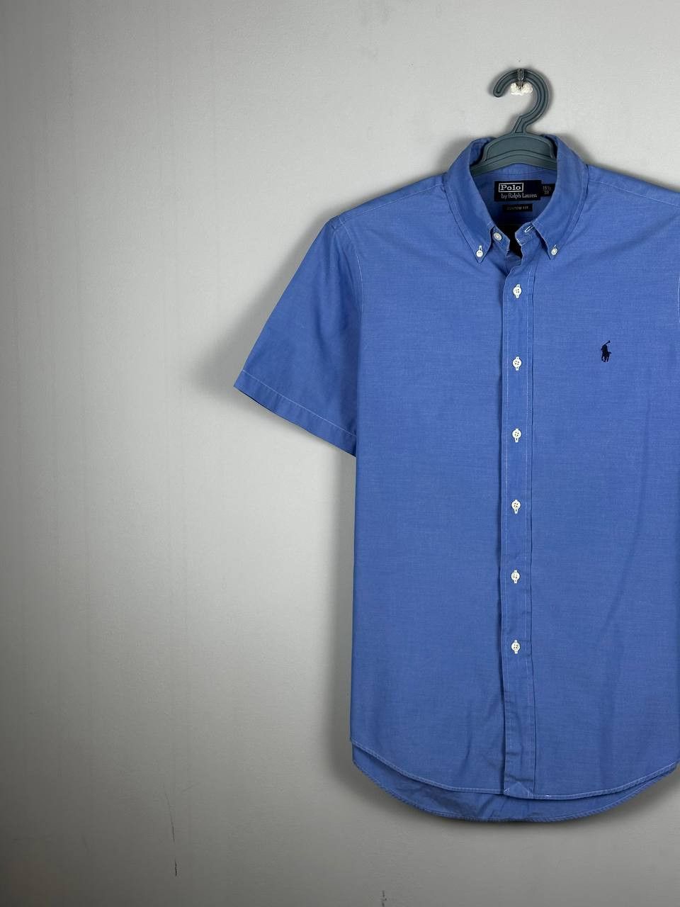 Polo Ralph Lauren Polo Ralph Lauren Luxury Oxford Blue Short Sleeve Shirt Size US L / EU 52-54 / 3 - 3 Thumbnail