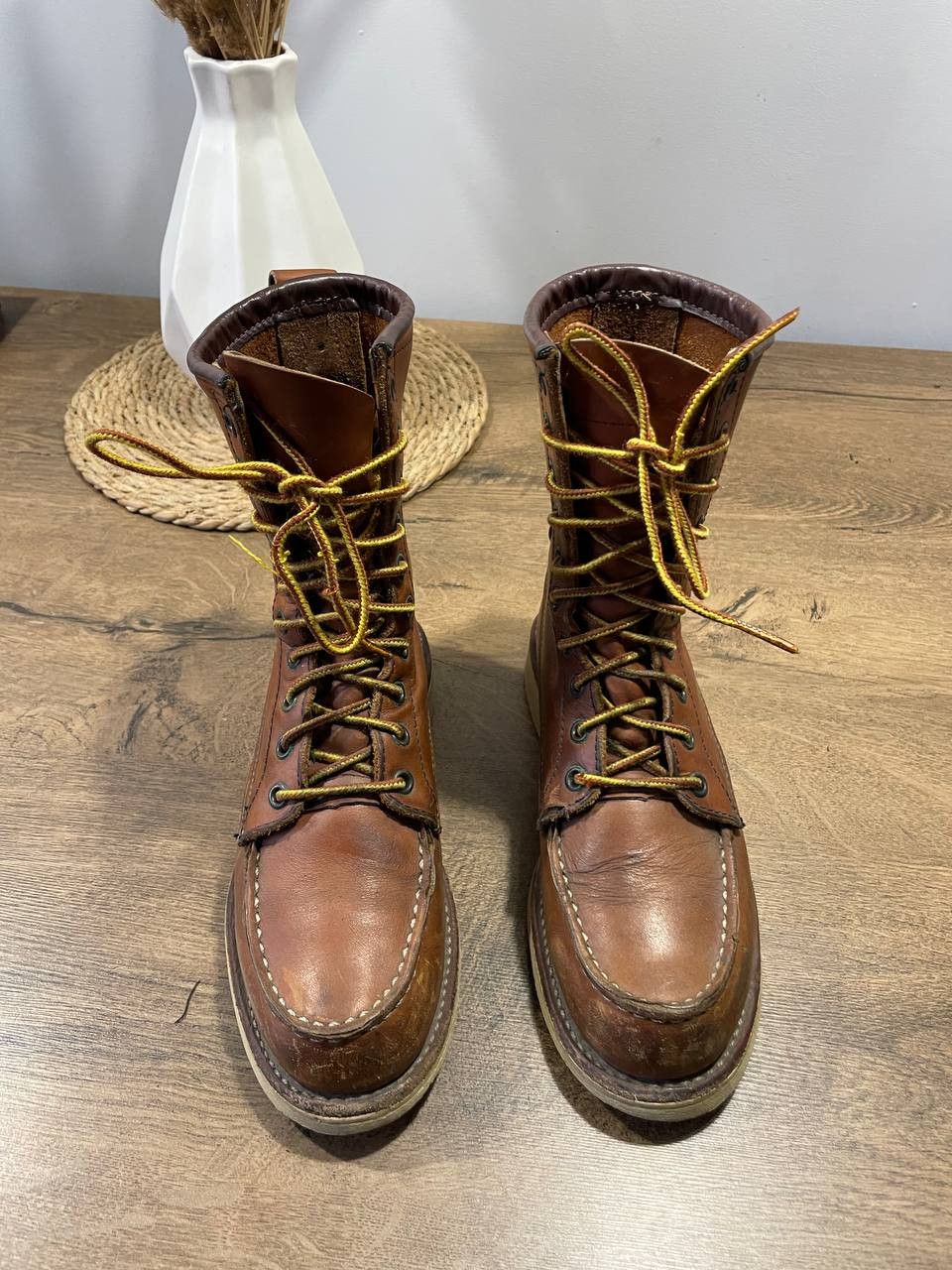 Red Wing Red Wing 877 Heritage Work Boots USA Size 4.5 eur 36D Size US 4.5 / IT 34.5 - 2 Thumbnail