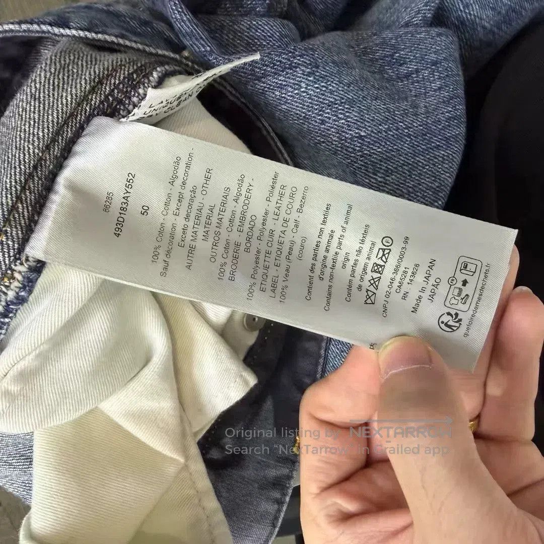 Dior Dior Cargo Effect Printed Jeans. Size US 32 / EU 48 - 5 Thumbnail