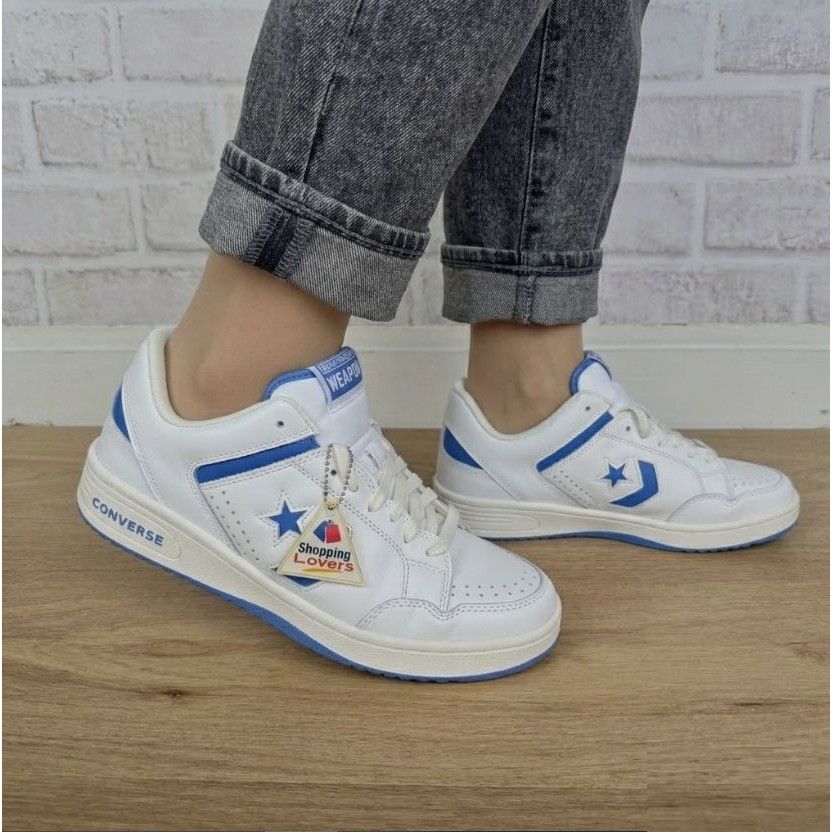 Converse ⭐Converse Weapon Low Blue White Sz 11.5 Women's Shoes Open S Size US 11.5 / IT 41.5 - 1 Thumbnail
