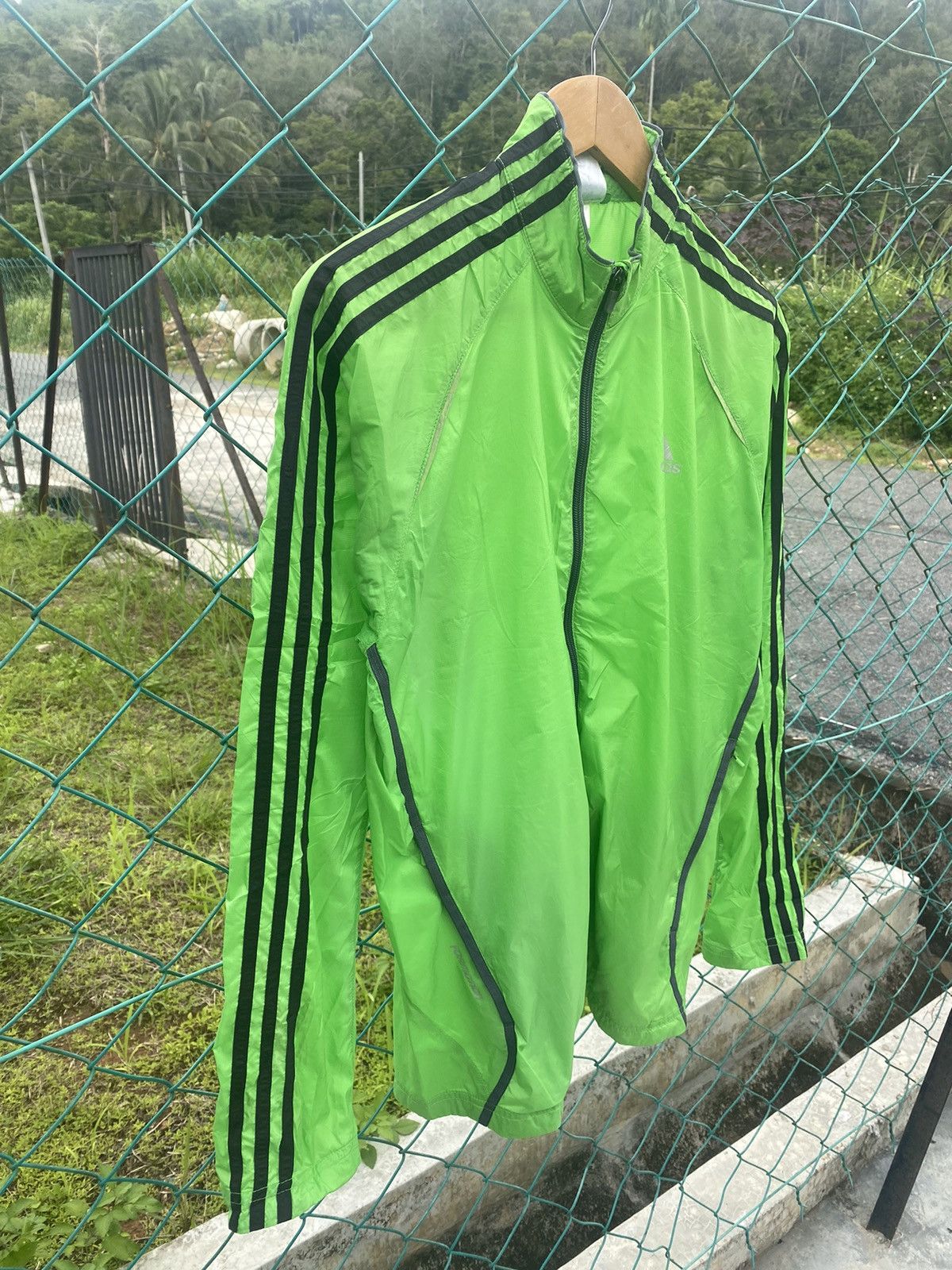 Adidas ⚡️Steals⚡️ Adidas Apple Green Running Jacket Size US S / EU 44-46 / 1 - 4 Thumbnail