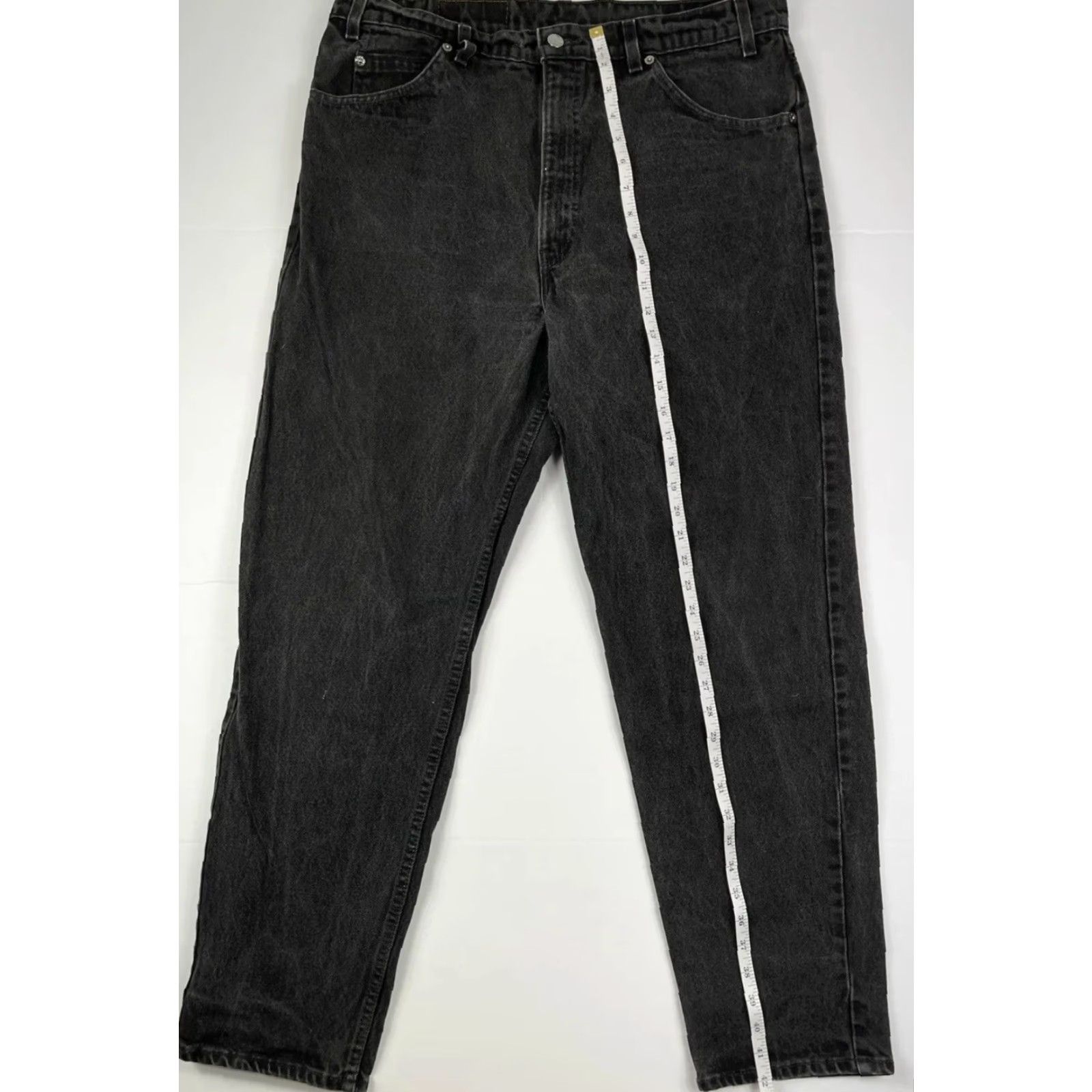 Levi's VINTAGE Levi's 550 Jeans Men's 38x30 Black Denim Relaxed Fit 90s USA Made Size US 38 / EU 54 - 5 Thumbnail