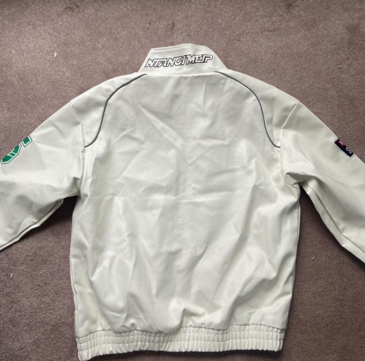 Racing × Streetwear × Vintage White racing jacket | Grailed
