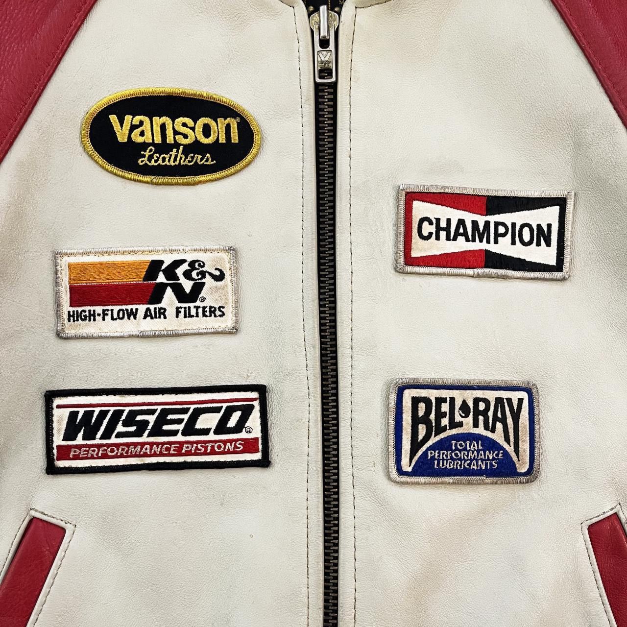 Vanson Leathers Vanson Leathers Race Team Leather Bomber Jacket Size US S / EU 44-46 / 1 - 5 Thumbnail
