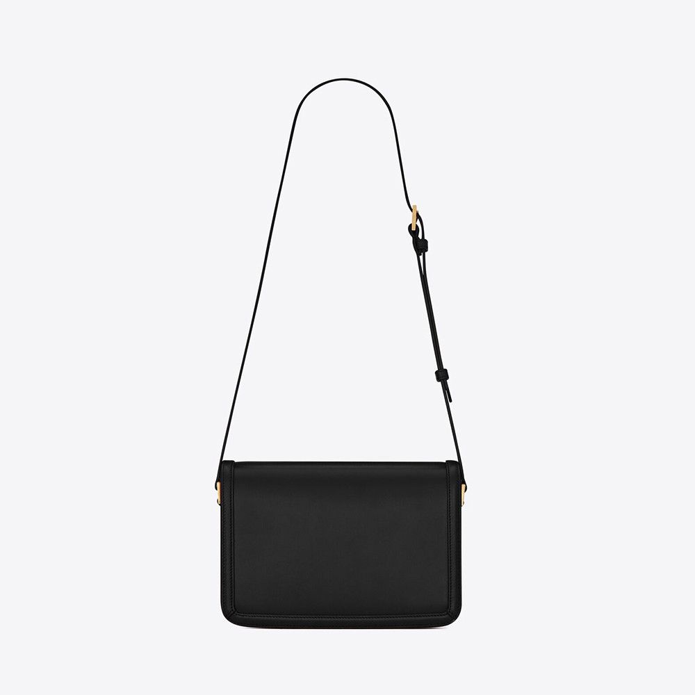 Saint Laurent Paris o1bcso1str1225 Size:OS/Solferino Small Satchel in Black Size ONE SIZE - 3 Thumbnail