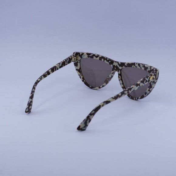 Bottega Veneta Bottega Veneta BV1018S 006 Sunglasses Brown Ivory Cat Eye Size ONE SIZE - 9 Thumbnail