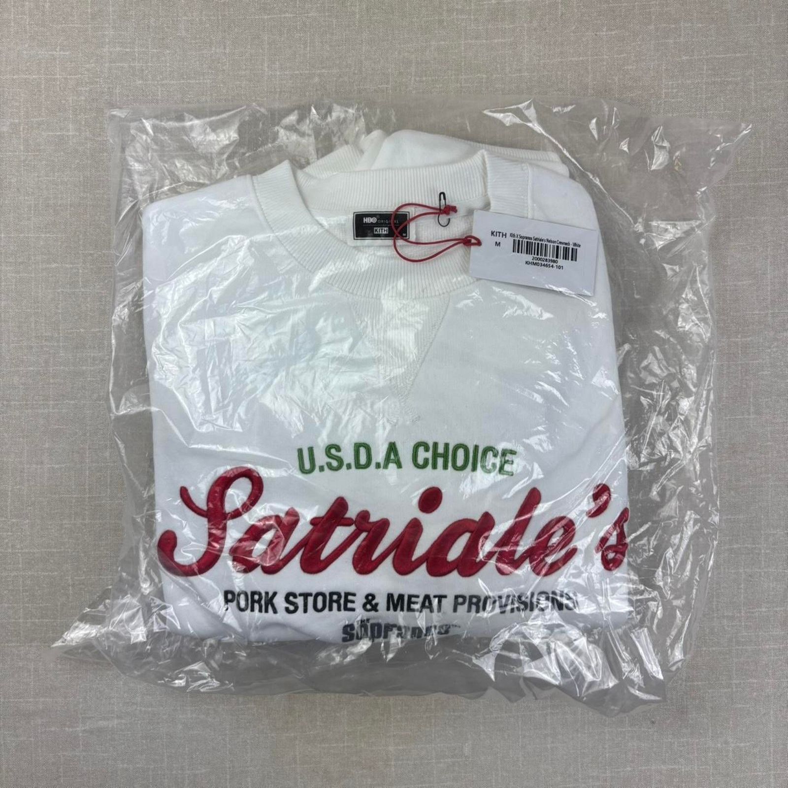 Kith Kith x The Sopranos Satriale's Nelson Crewneck “White” M Size US M / EU 48-50 / 2 - 3 Thumbnail