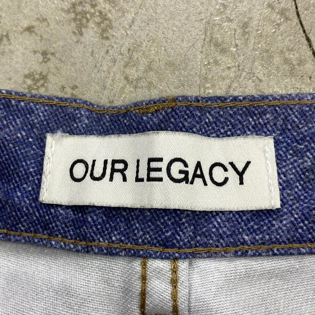 Our Legacy ‘Third Cut’ Digital Denim Print Pants Size US 31 - 11 Thumbnail