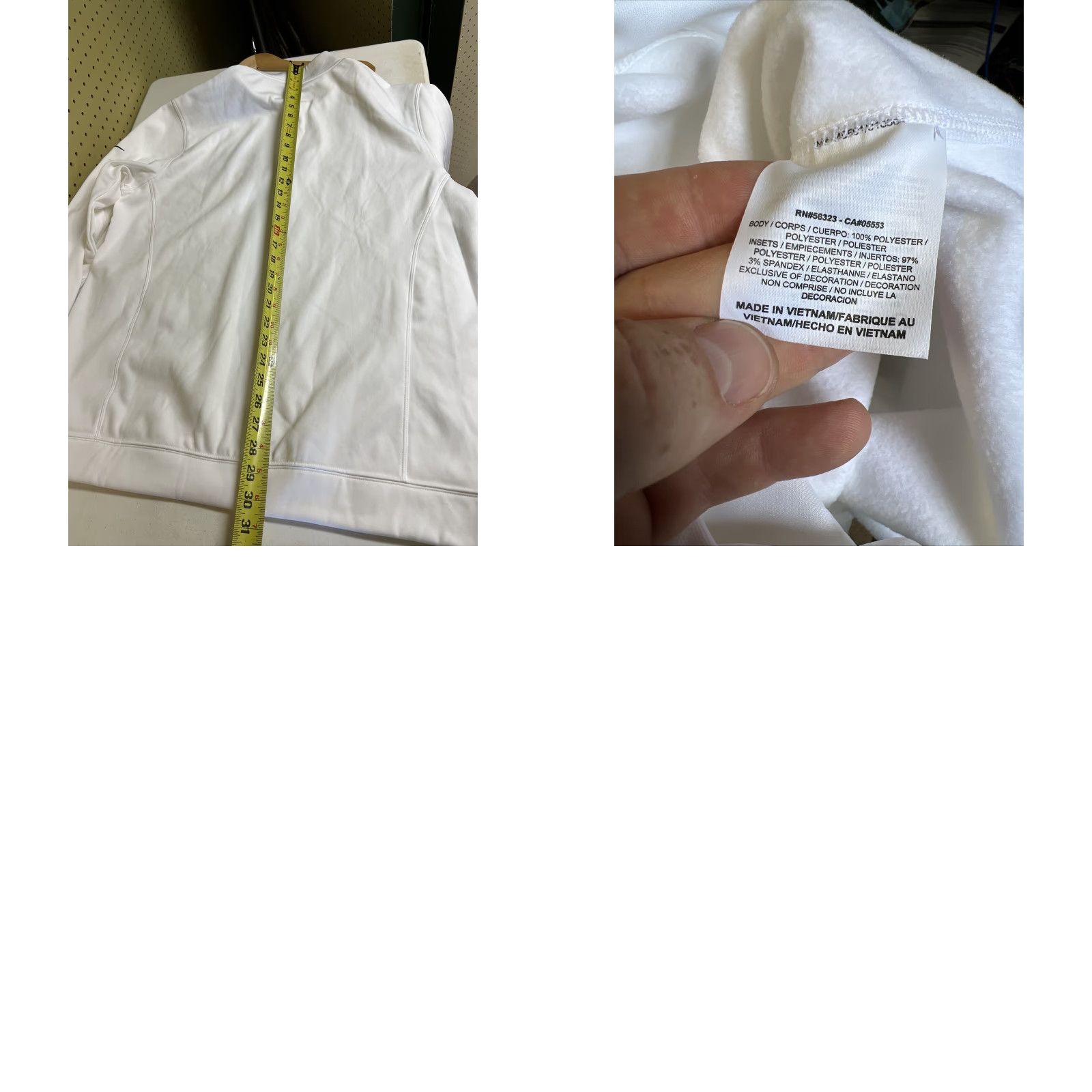 Nike Nike Golf Mens Pullover Therma-Fit Quarter Zip White L Size US L / EU 52-54 / 3 - 9 Thumbnail