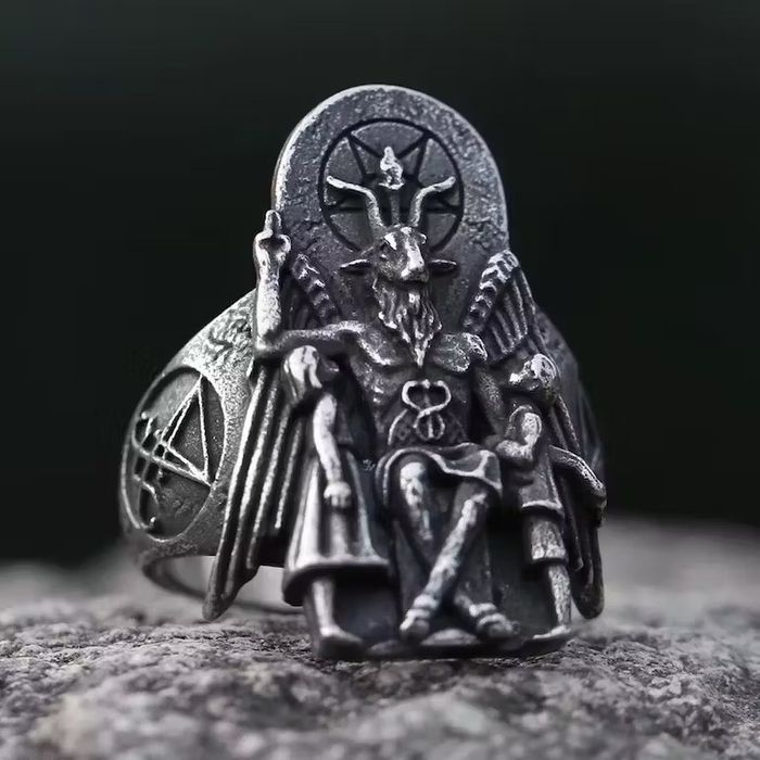 Vintage Lucifer Satan Signet Ring | Grailed