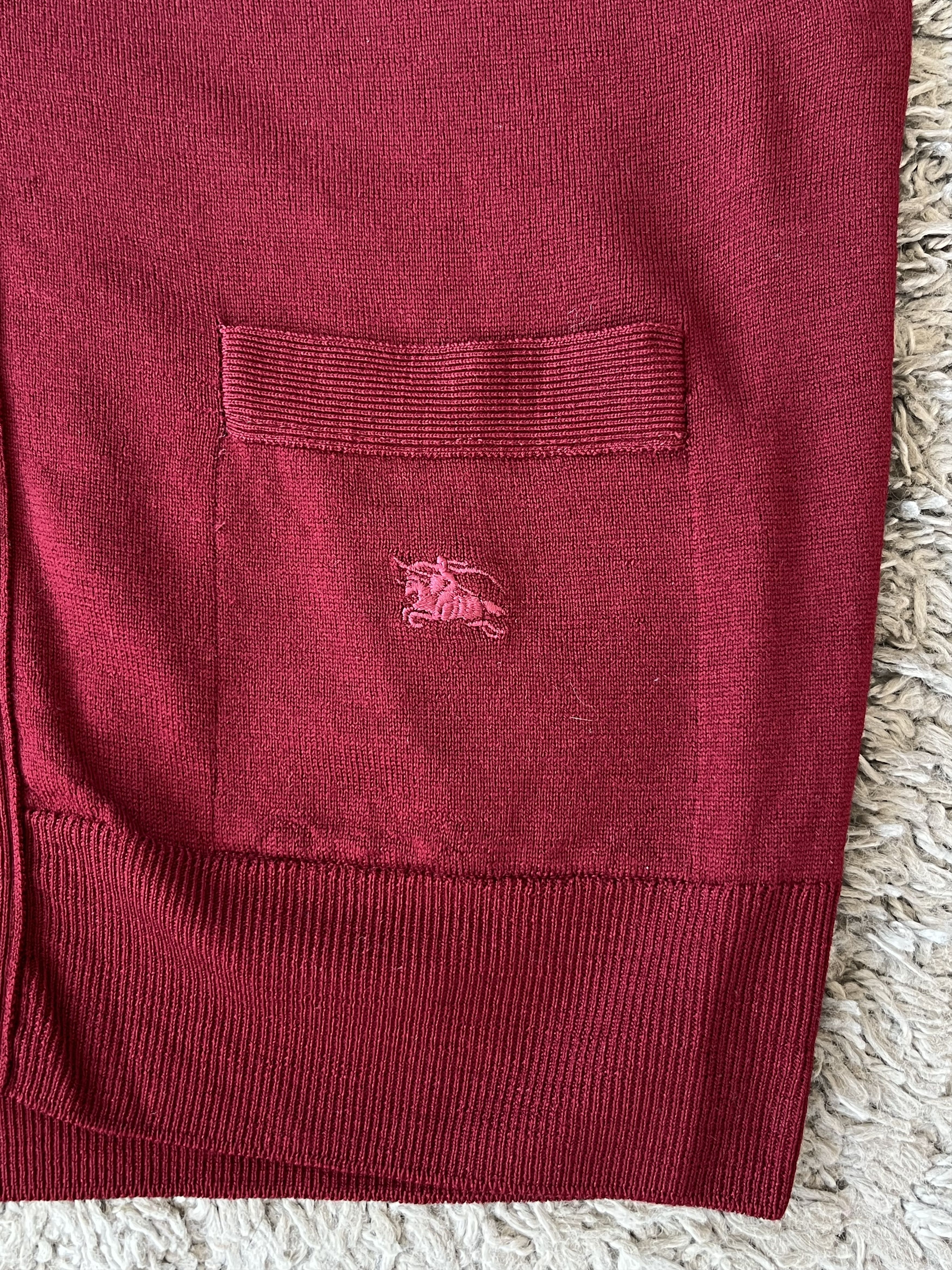 Burberry BURBERRYS Vintage Isle V-Neck Cardigan Vest MADE IN ENGLAND Size US M / EU 48-50 / 2 - 3 Thumbnail