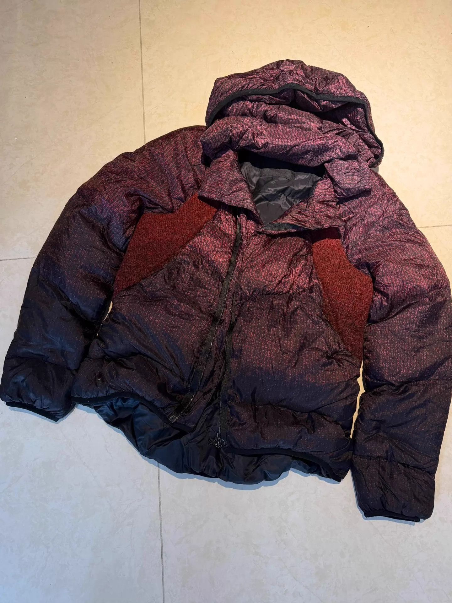 Undercover Red Heavy Insulated Hooded Jacket Size S Size US S / EU 44-46 / 1 - 1 Thumbnail