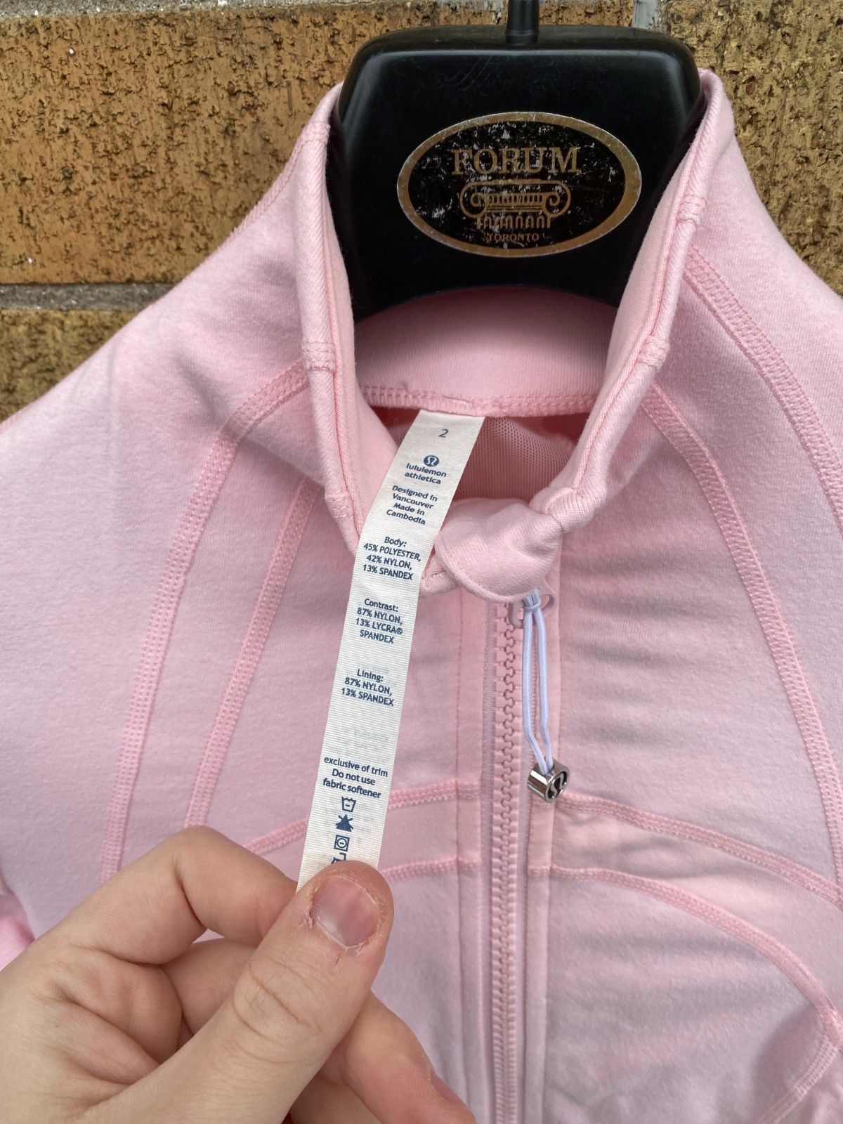 Lululemon Lululemon Define Jacket Nulu-Pink Organza Size XS / US 0-2 / IT 36-38 - 8 Thumbnail