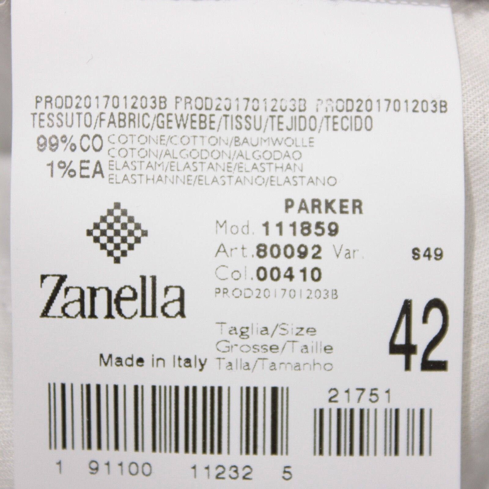 Zanella Zanella New with tags Chino Size 42 US In Blue Size US 42 / EU 58 - 5 Thumbnail