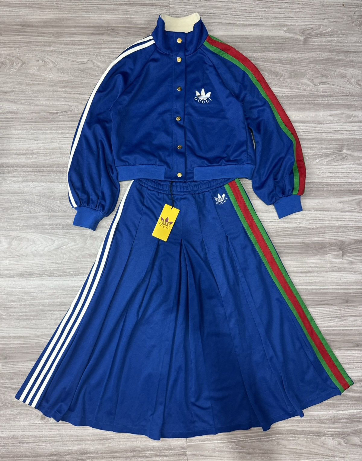 Adidas × Gucci Gucci x Adidas jacket pants set Size M / US 6-8 / IT 42-44 - 2 Thumbnail