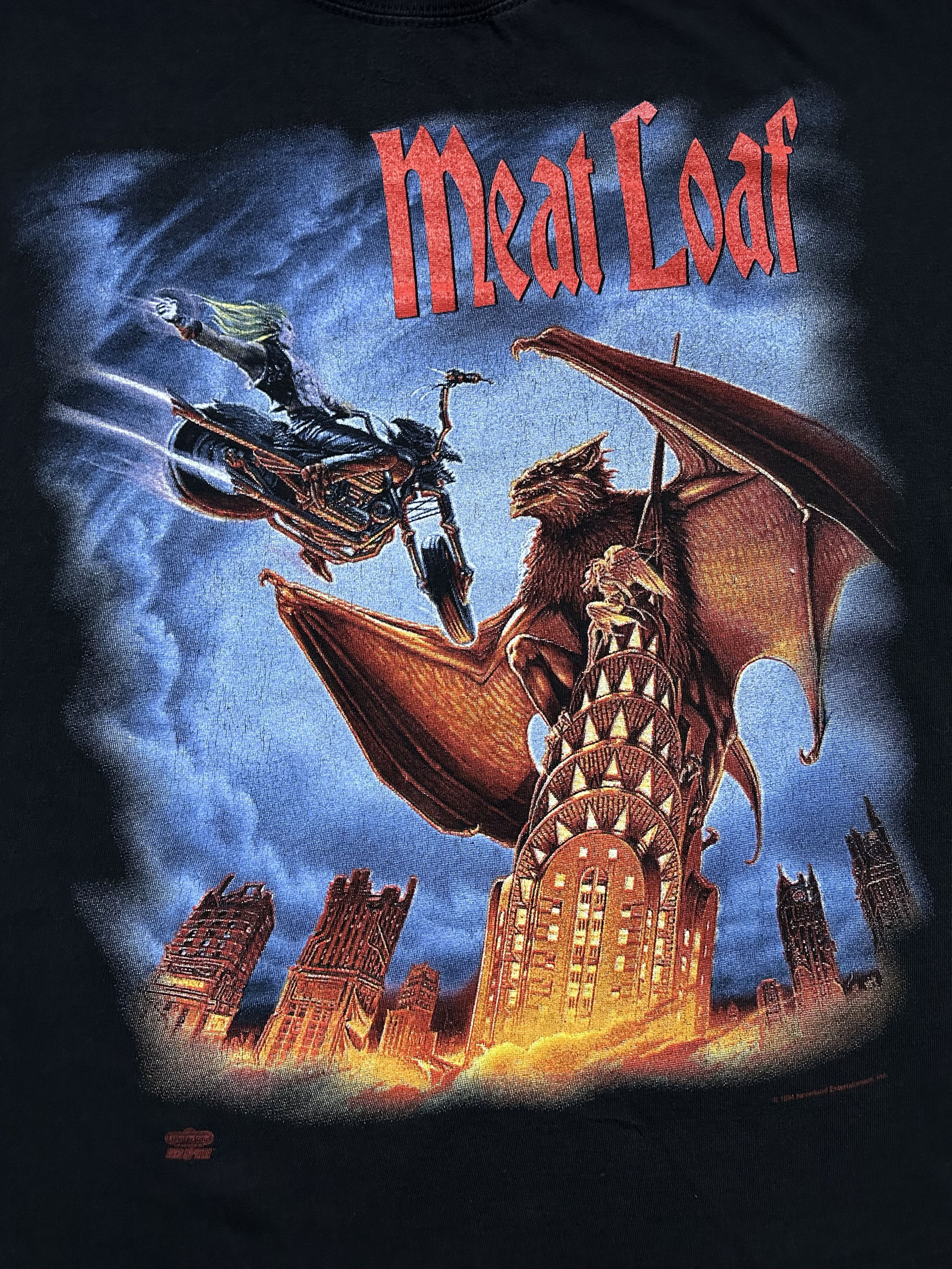 Vintage Meat Loaf vintage t shirt Size US XL / EU 56 / 4 - 3 Thumbnail