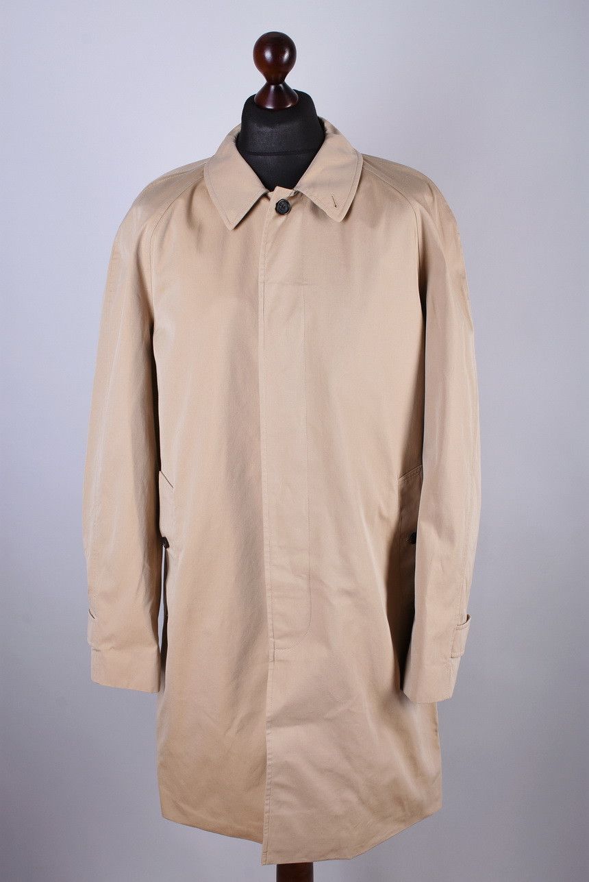 image of Burberry London Classic Long Trench Coat in Beige, Men's (Size XL)