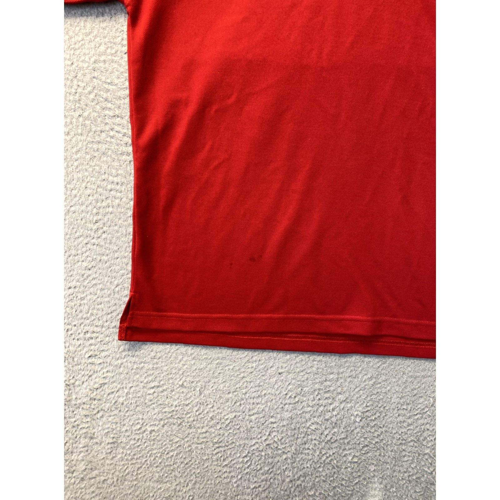 Ralph Lauren VINTAGE Ralph Lauren Polo Shirt XL Red Solid Short Sleeve Collared Casual Mens Size US XL / EU 56 / 4 - 6 Thumbnail