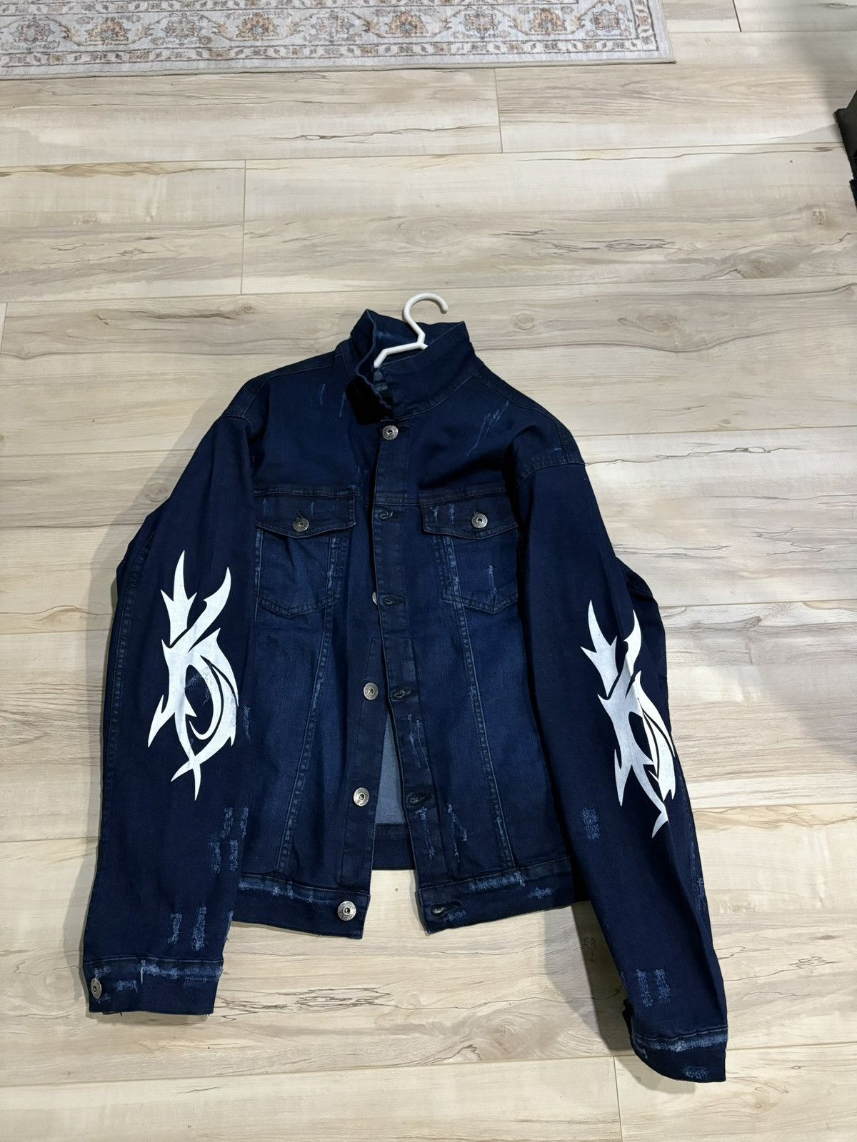 Kim Krueger Kim Krueger Denim Jacket Size US XL / EU 56 / 4 - 3 Thumbnail