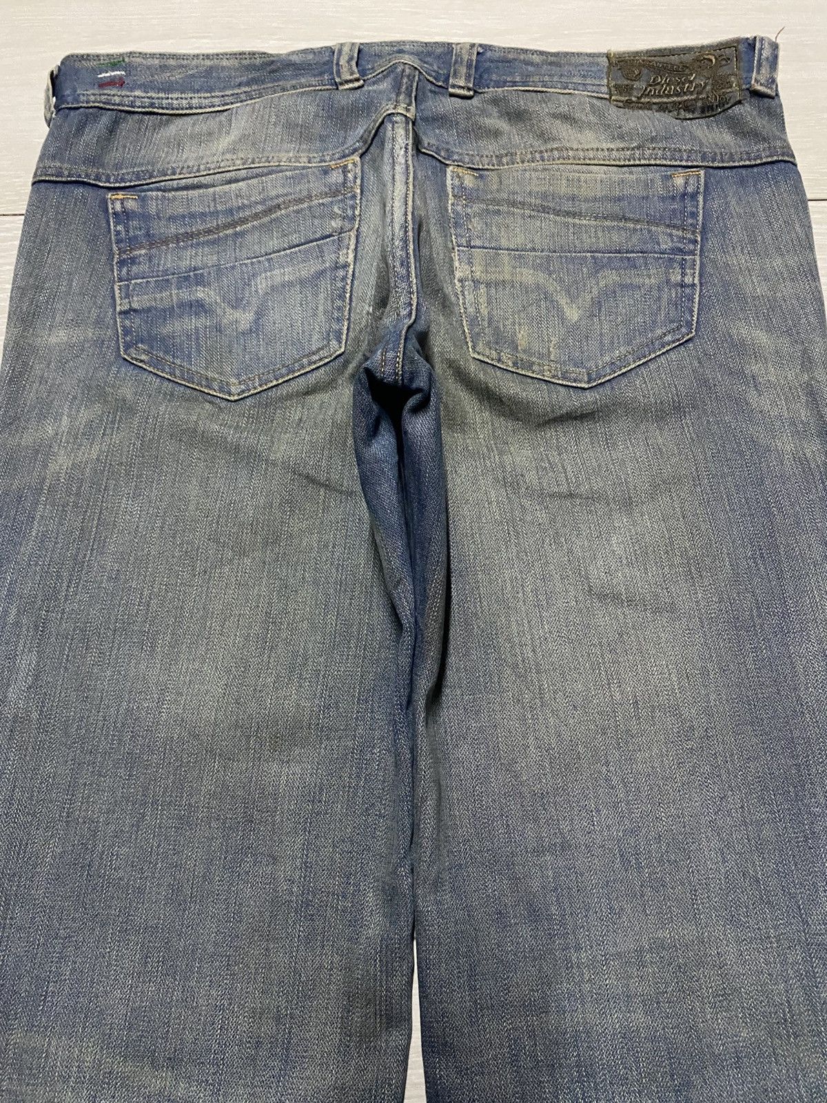 Diesel Vintage Diesel Snoozy Mud wash Distressed Loose Jeans Size US 34 / EU 50 - 4 Thumbnail