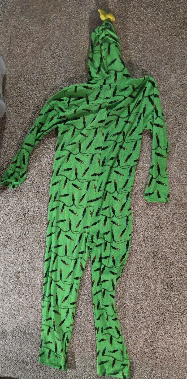 Designer Bioworld Christmas Tree One Piece Pajama Size Extra Large Size ONE SIZE - 9 Thumbnail