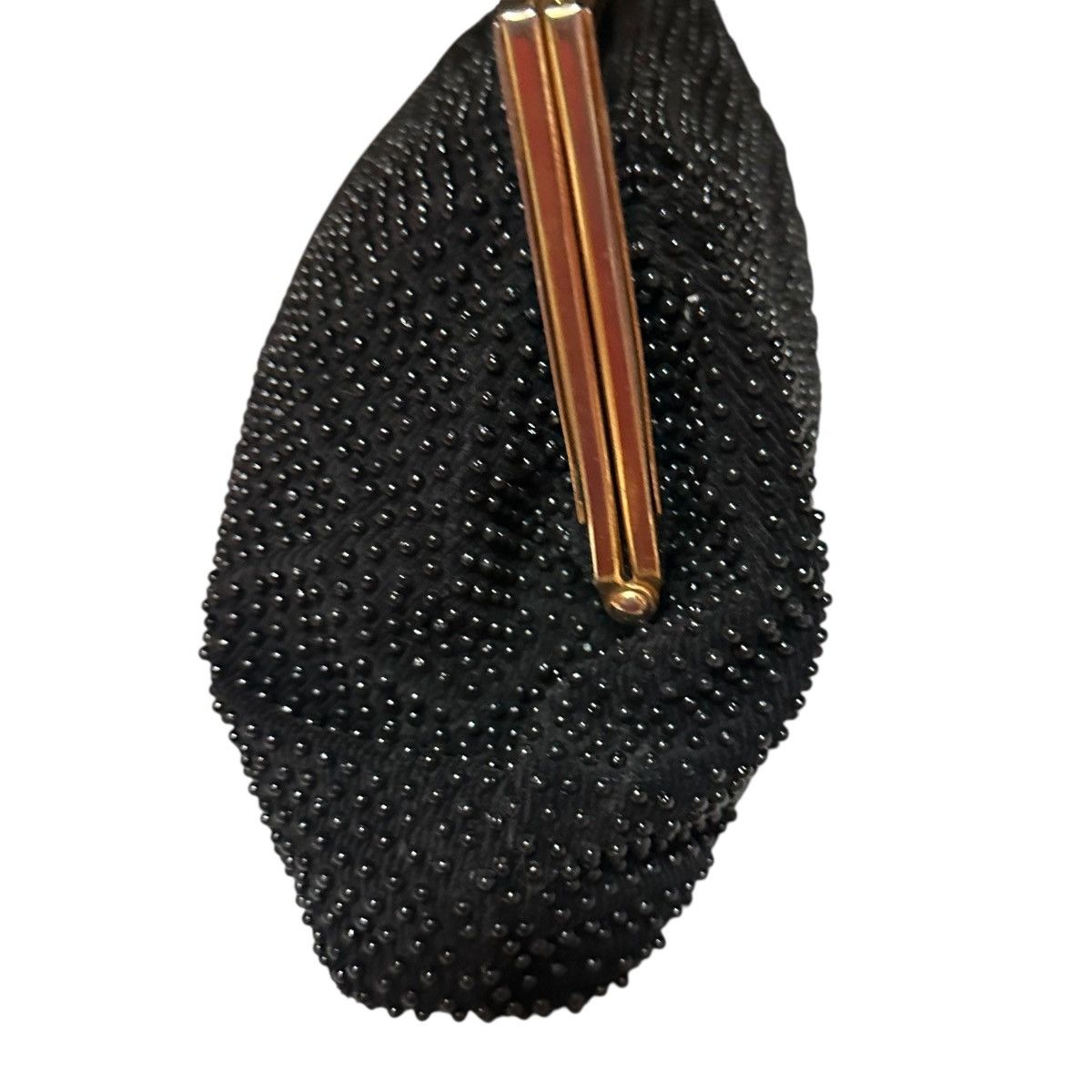 Vintage Vintage La Regale black beaded evening bag Size ONE SIZE - 5 Thumbnail